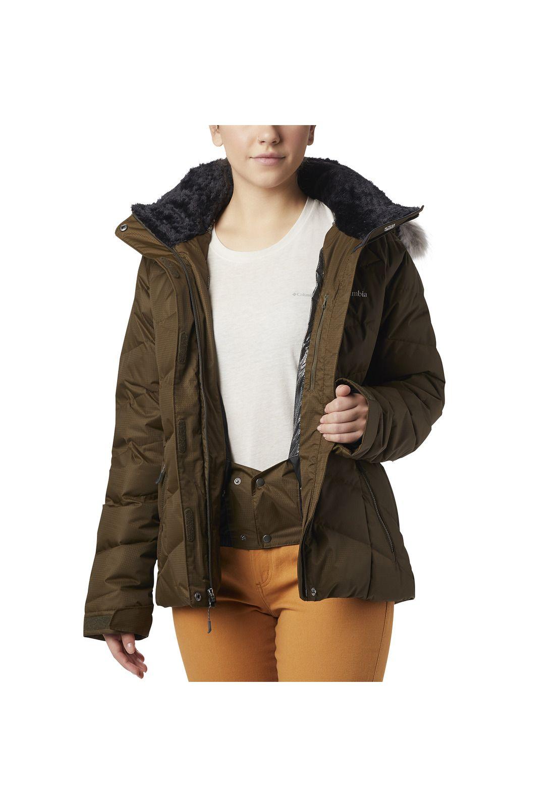 Parka Mujer Lay D Down Ii Jacket Polyester Verde-1