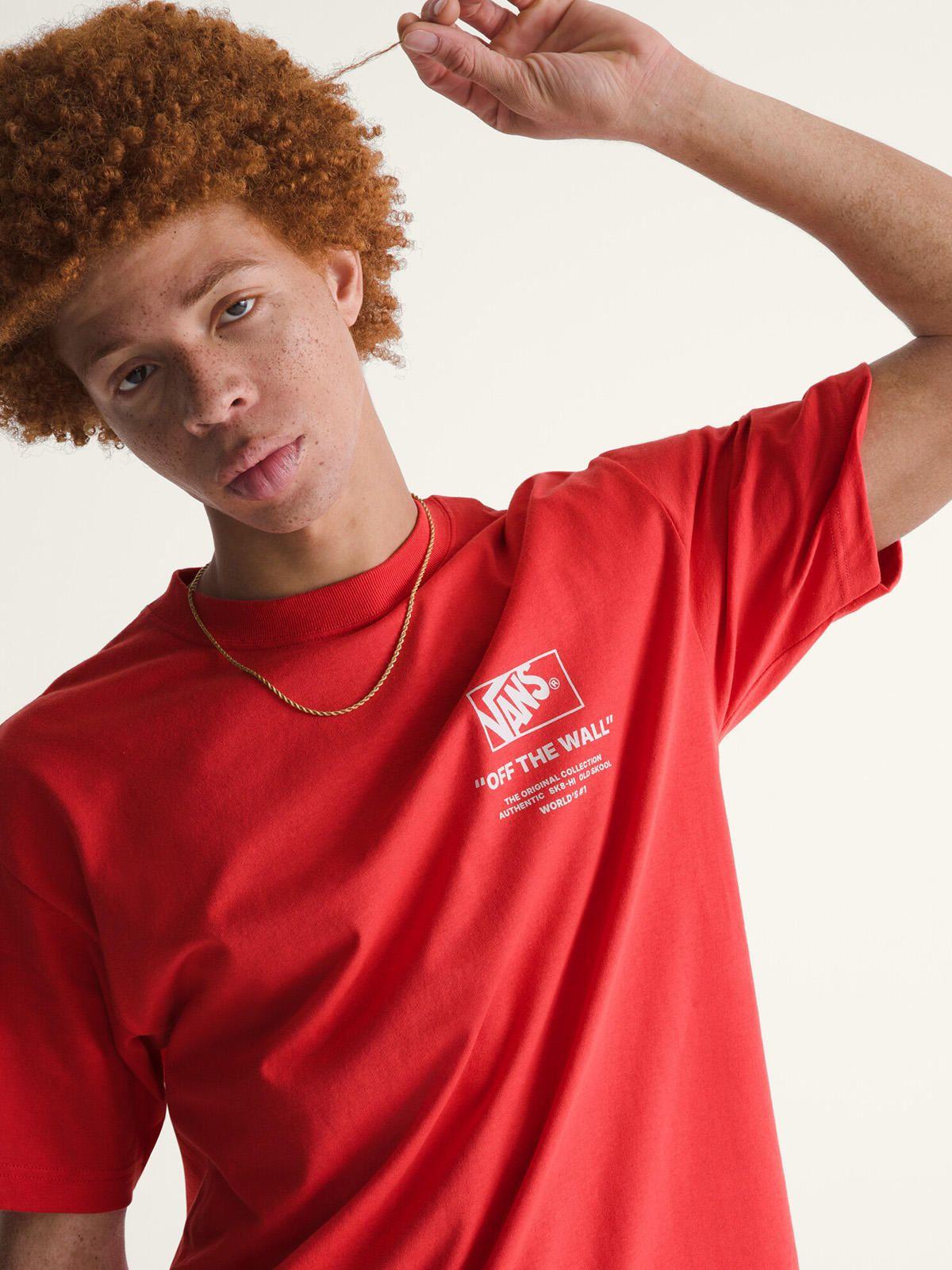 Polera M/C Hombre Stacked Hi Tee Beige/Crudo-3