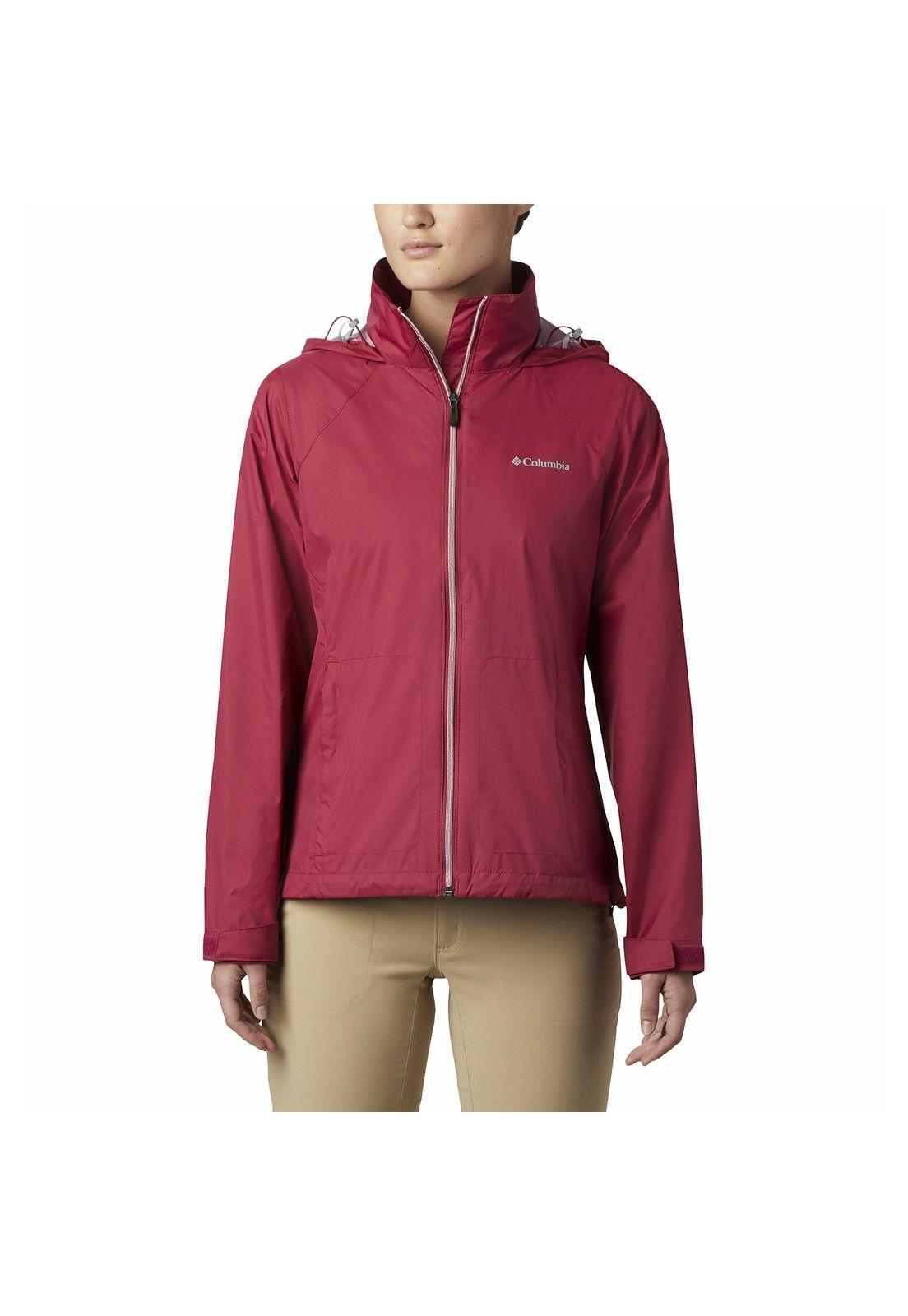 Cortaviento Mujer Switchback Iii Rojo-0