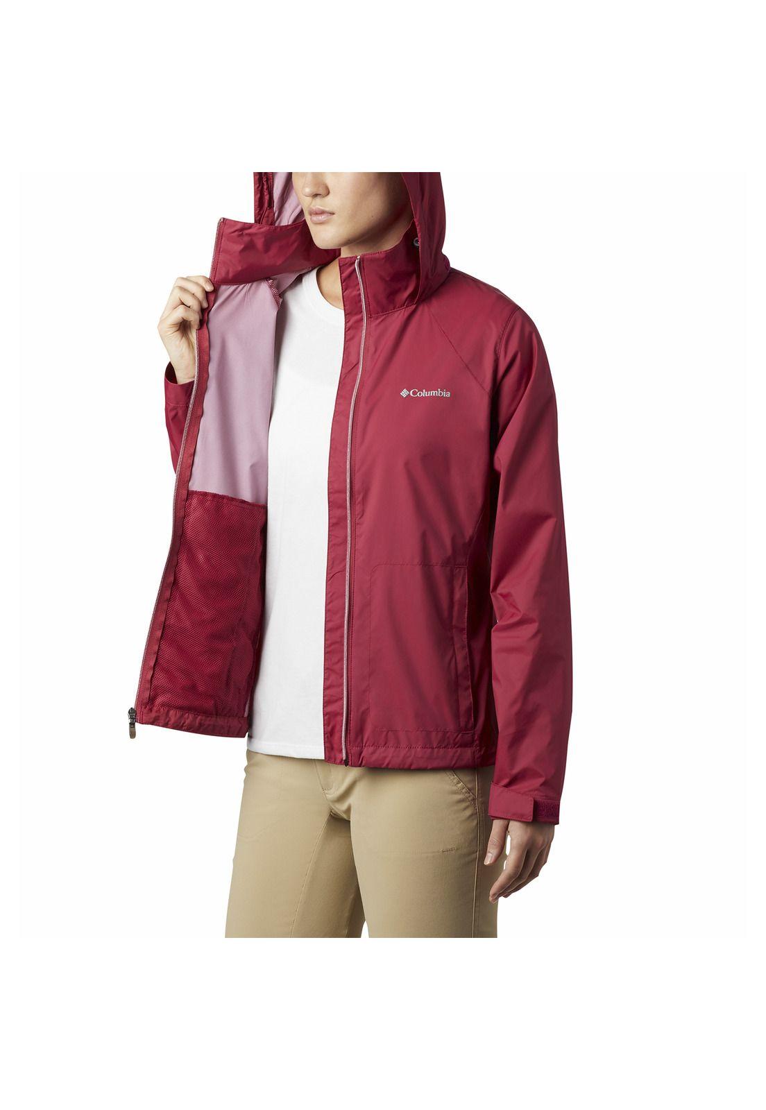 Cortaviento Mujer Switchback Iii Rojo-2