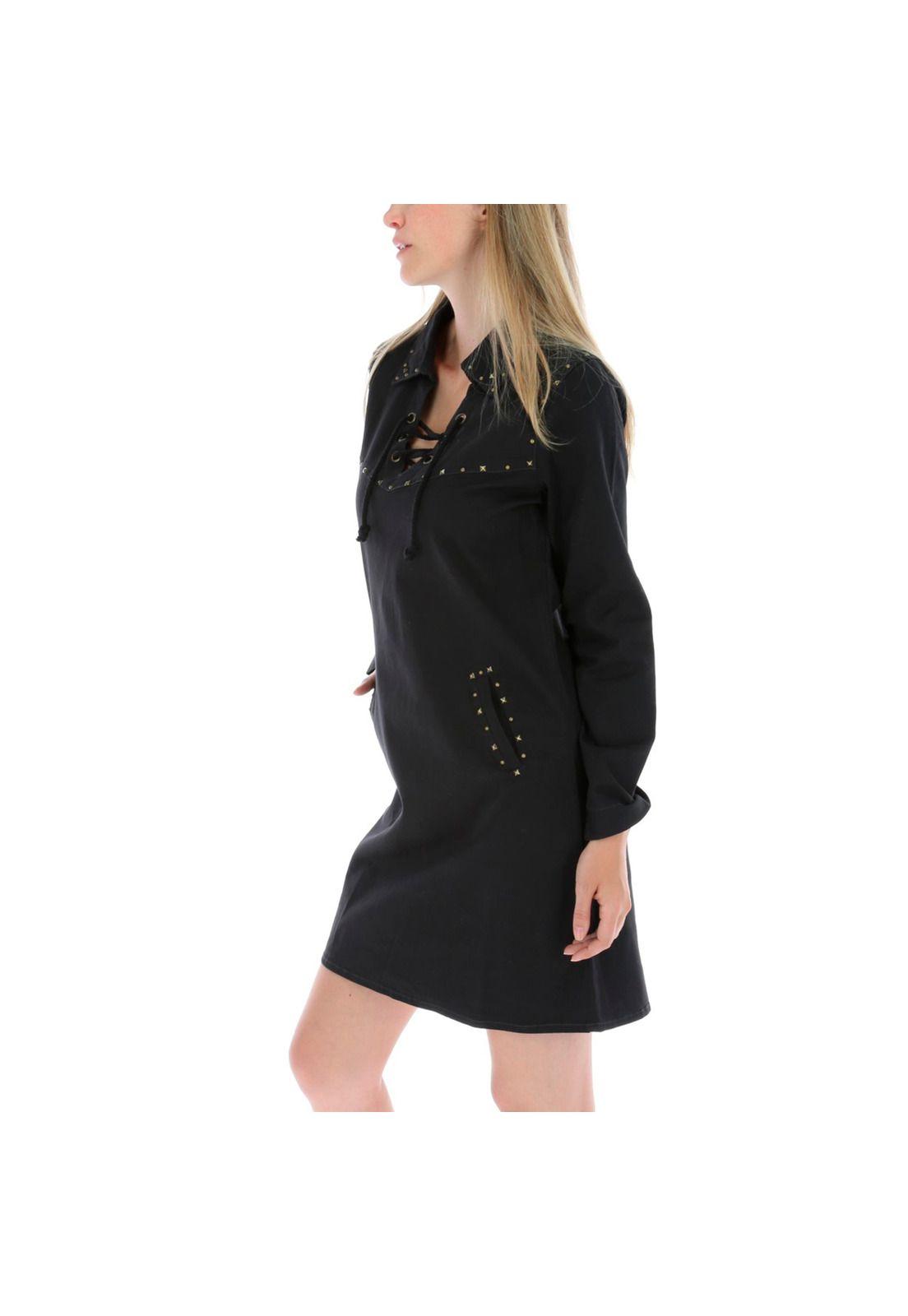Vestido Tacha Rockford Negro-2