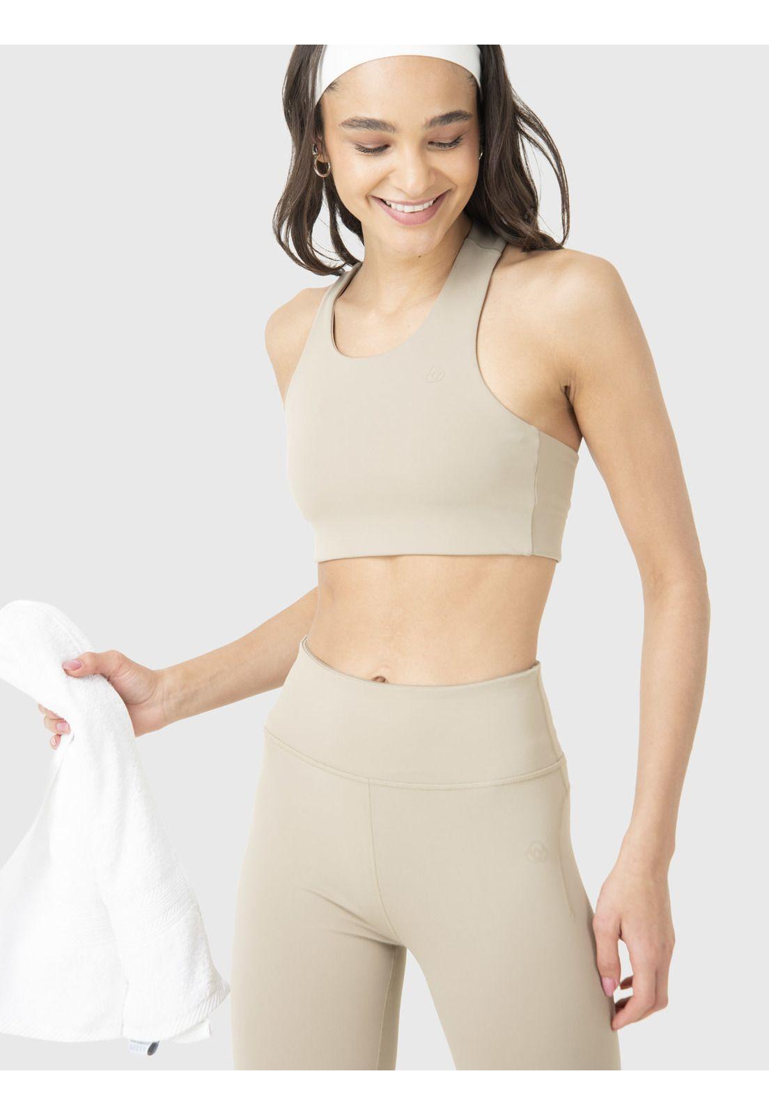 Peto Deportivo Mujer Luna Beige-0