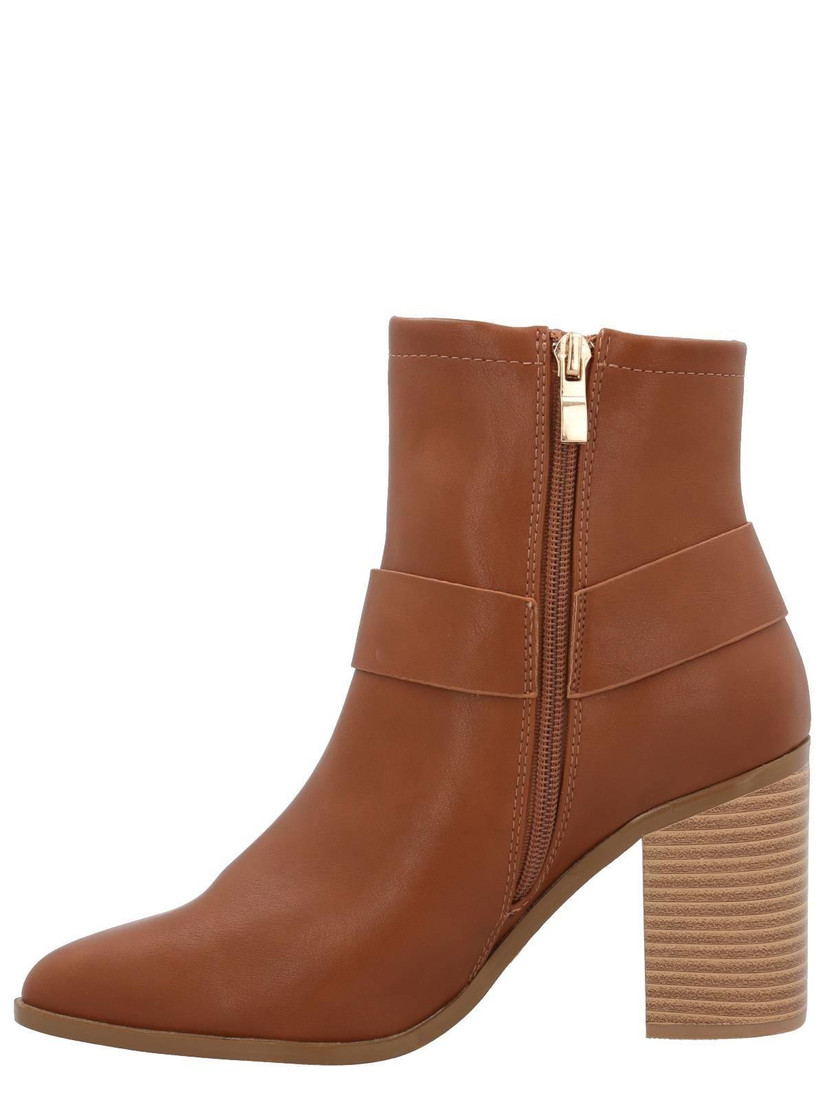 Botín Gubbio Mujer Camel-5