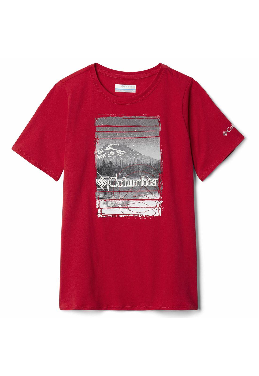 Polera Nino Peak Point T- Rojo-0