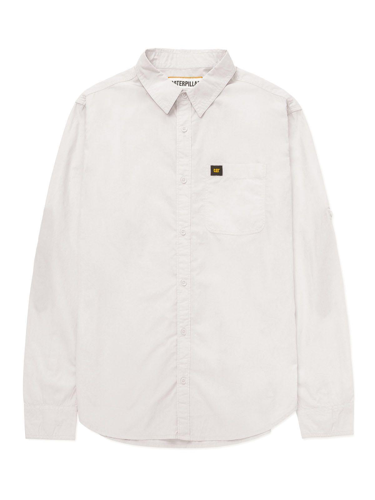 Camisa Manga Larga Casual Fundation Hombre Blanco-7