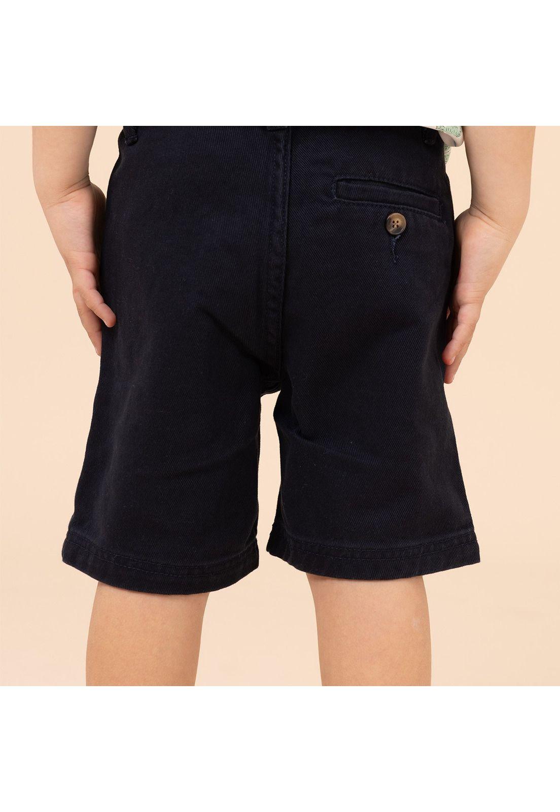 Short Niño Clasico Navy-5