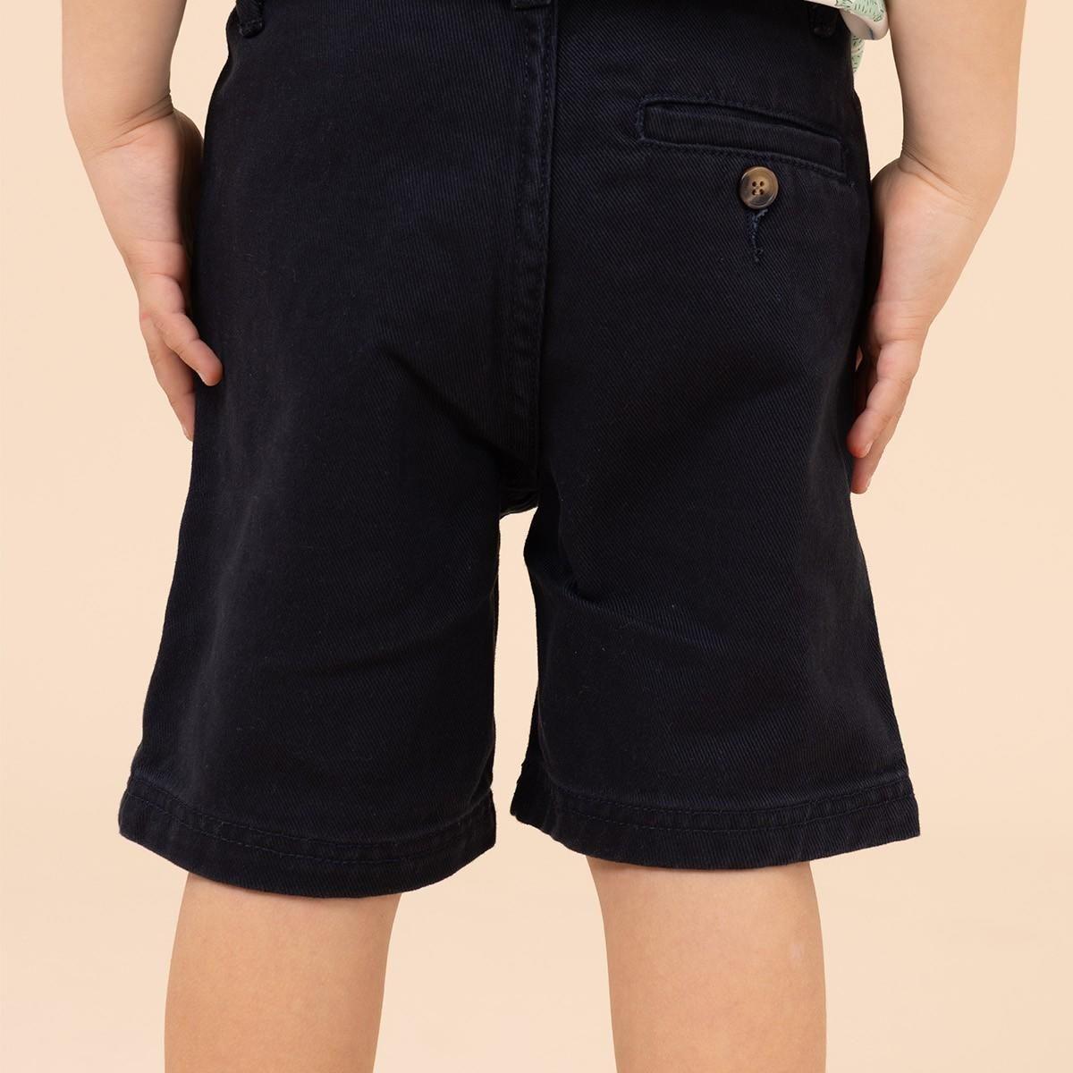 Short Niño Clasico Navy-5