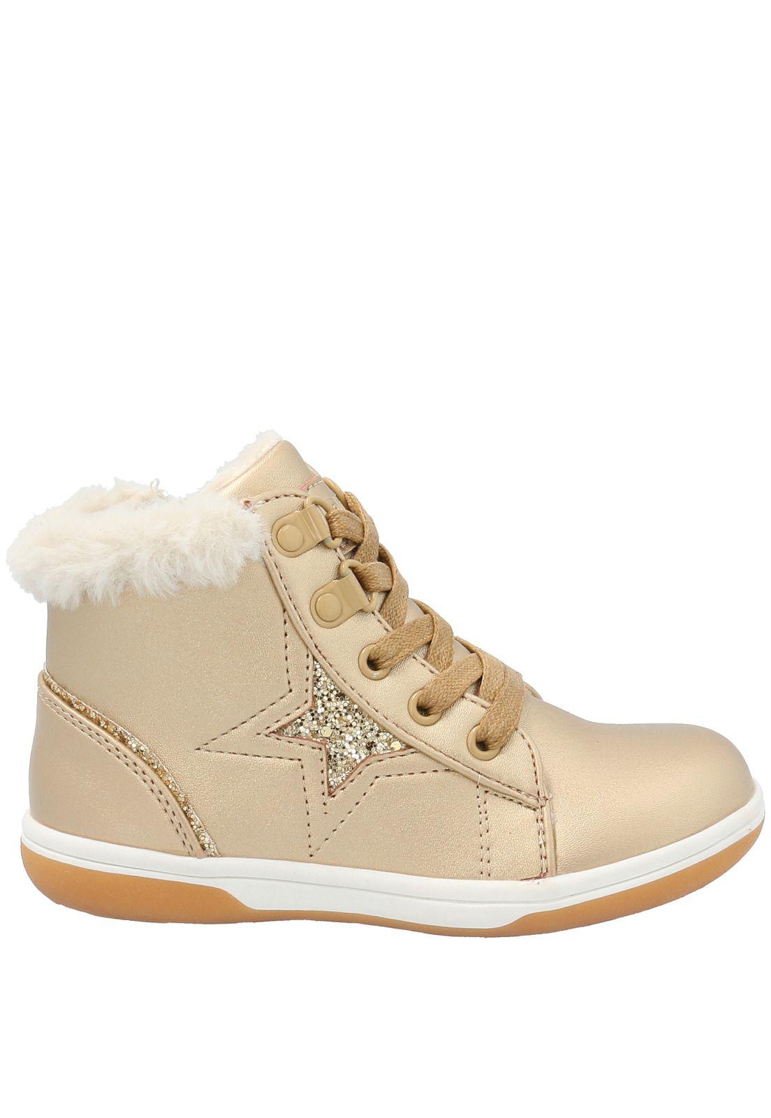 Zapatilla Niña Miranda Dorado-1