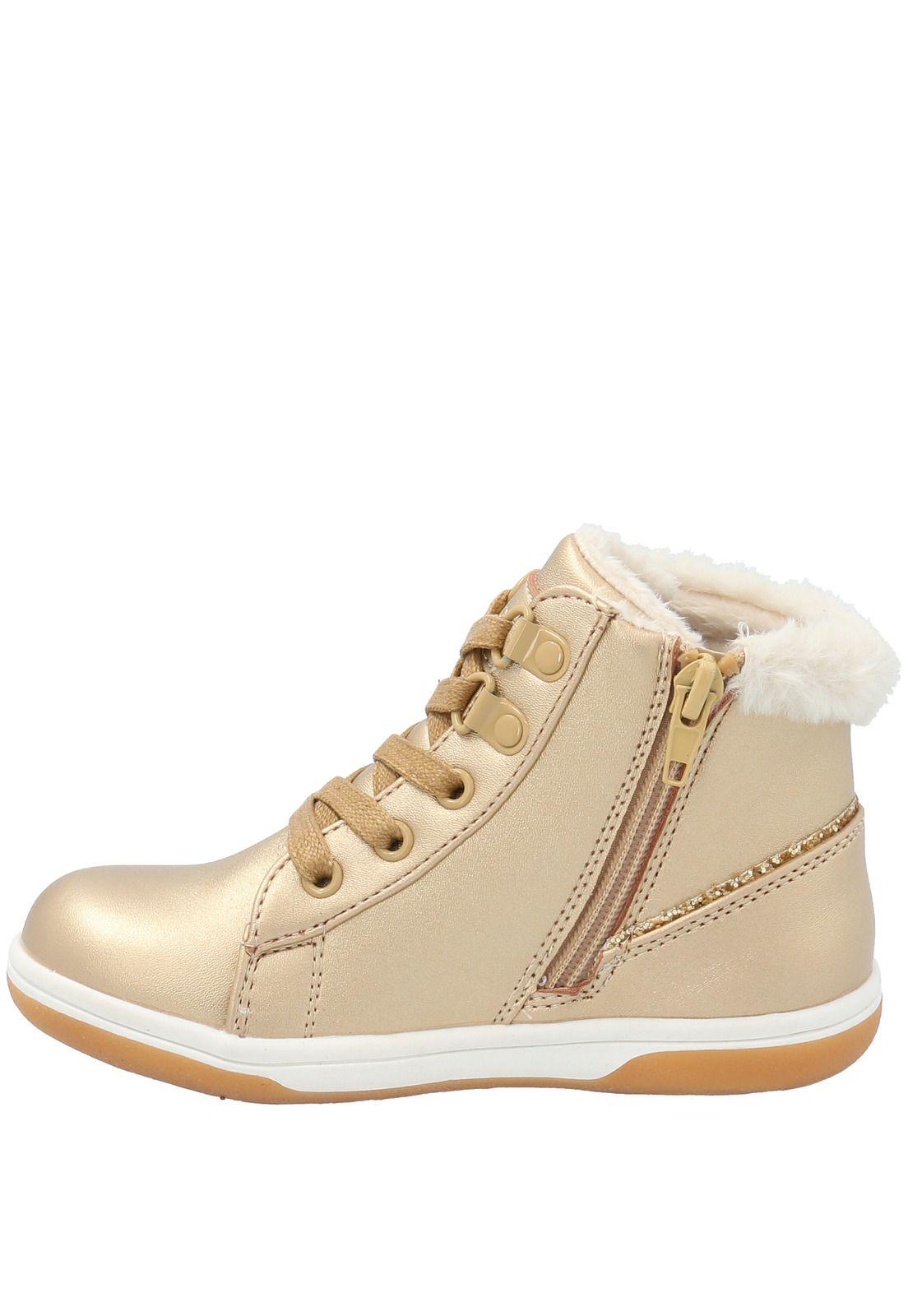 Zapatilla Niña Miranda Dorado-4