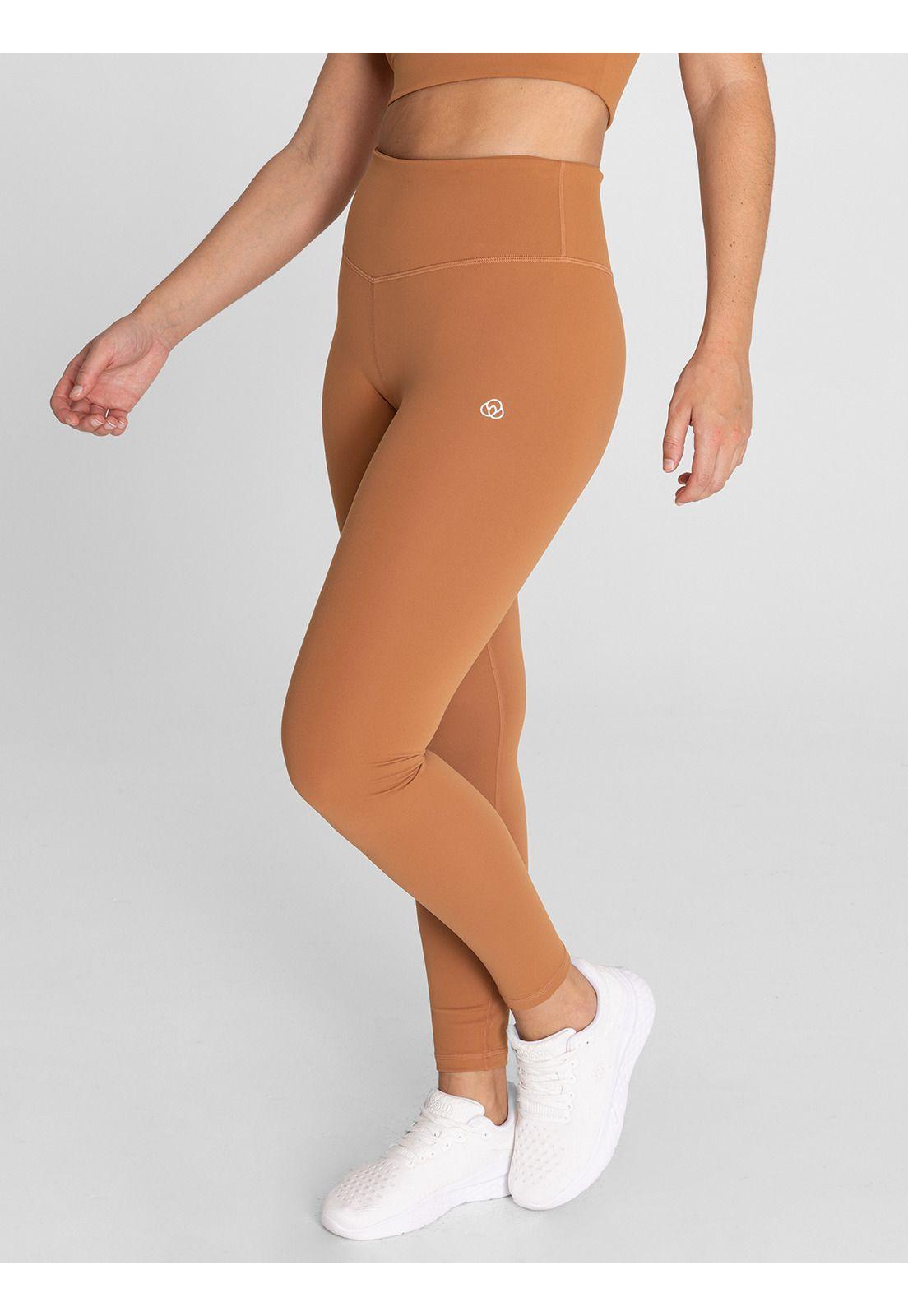 Calza tiro alto Mujer Hr Long Legg Gala Caramelo-0