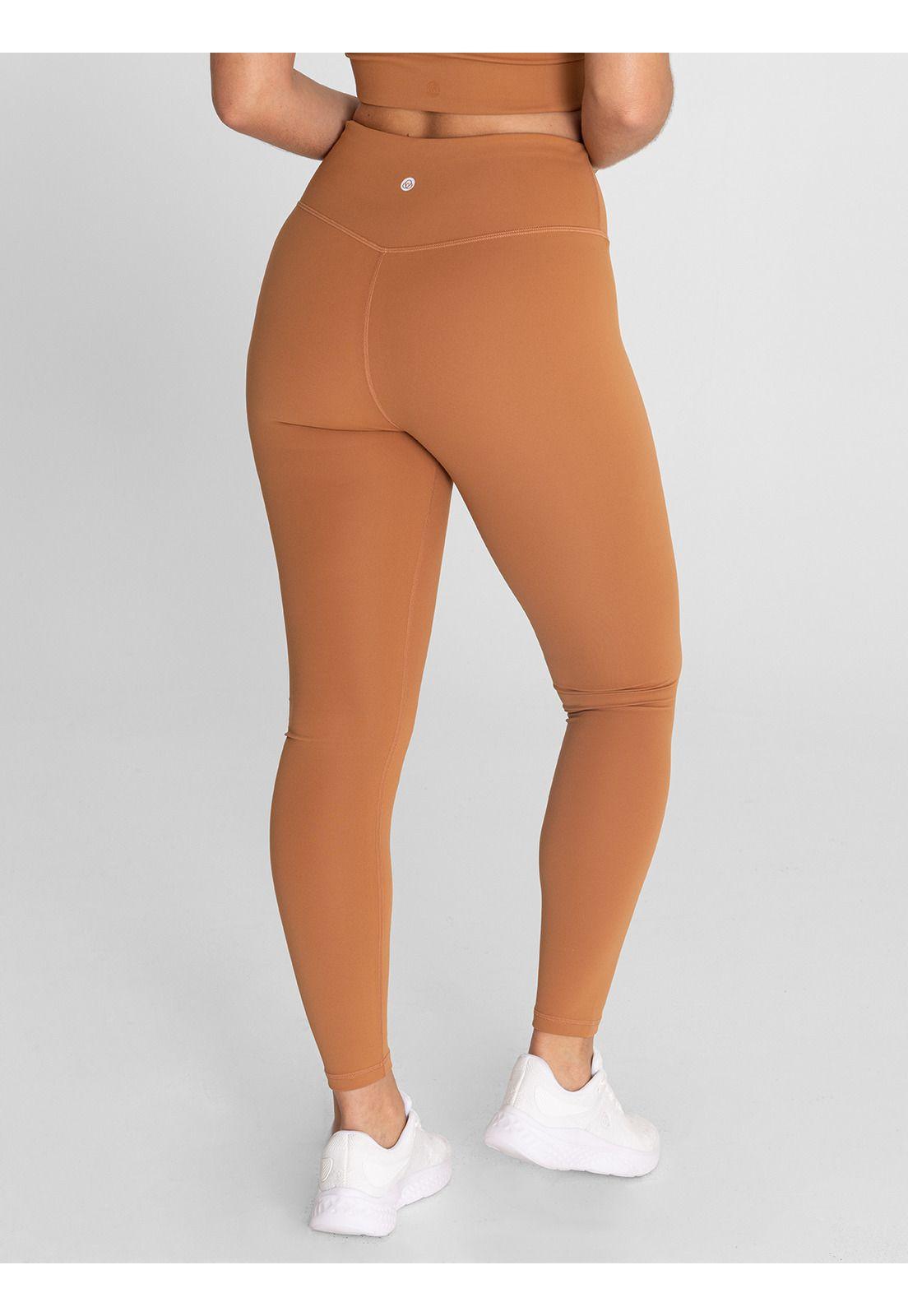 Calza tiro alto Mujer Hr Long Legg Gala Caramelo-3