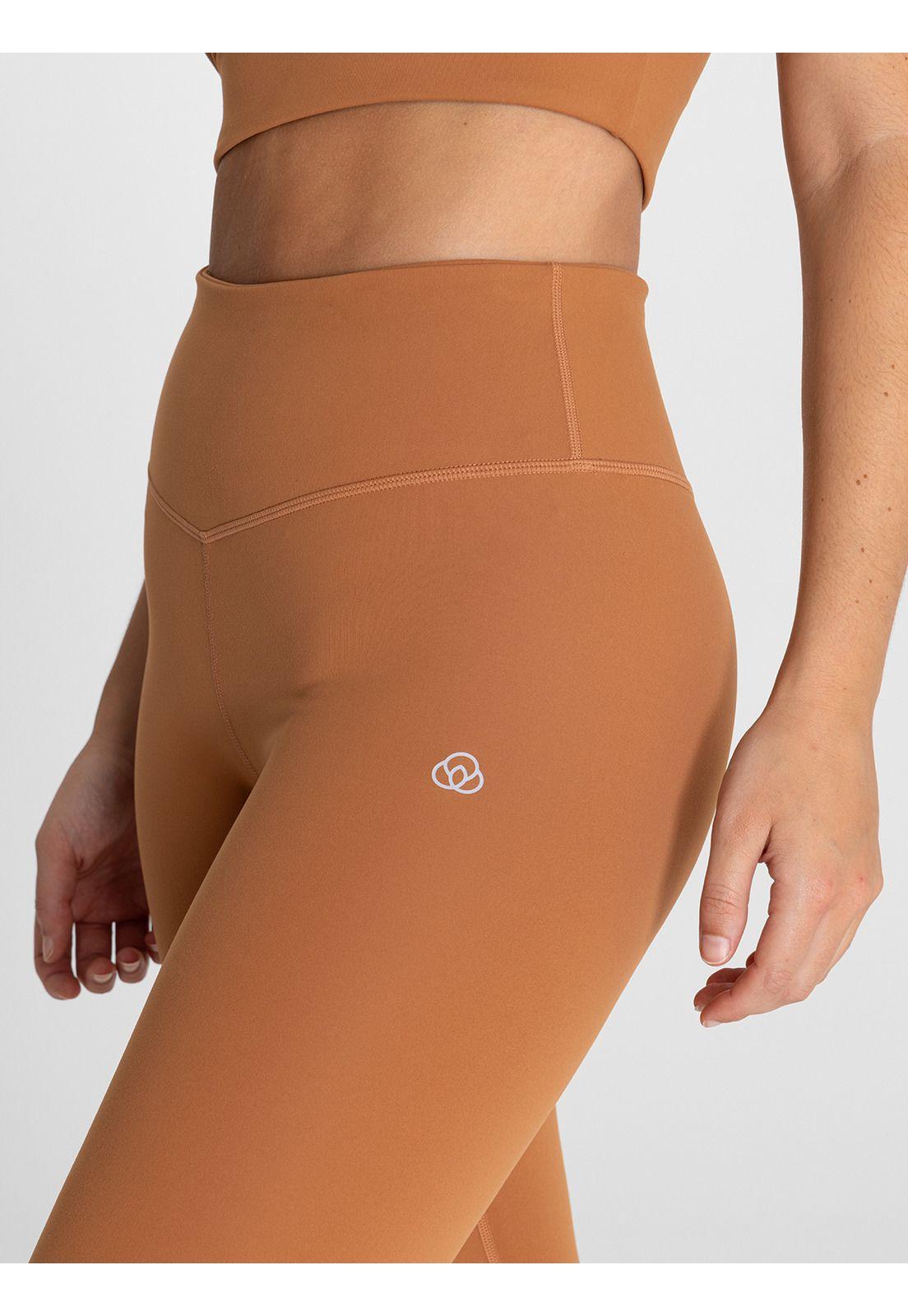 Calza tiro alto Mujer Hr Long Legg Gala Caramelo-4