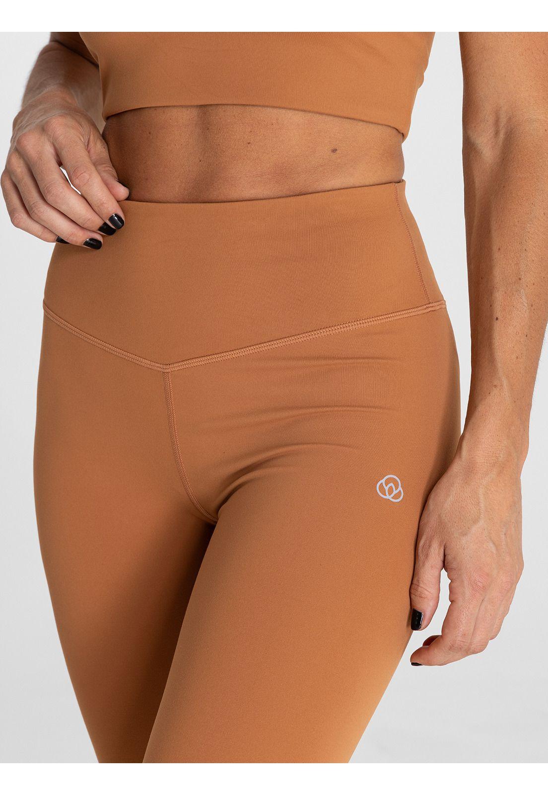 Calza tiro alto Mujer Hr Long Legg Gala Caramelo-9