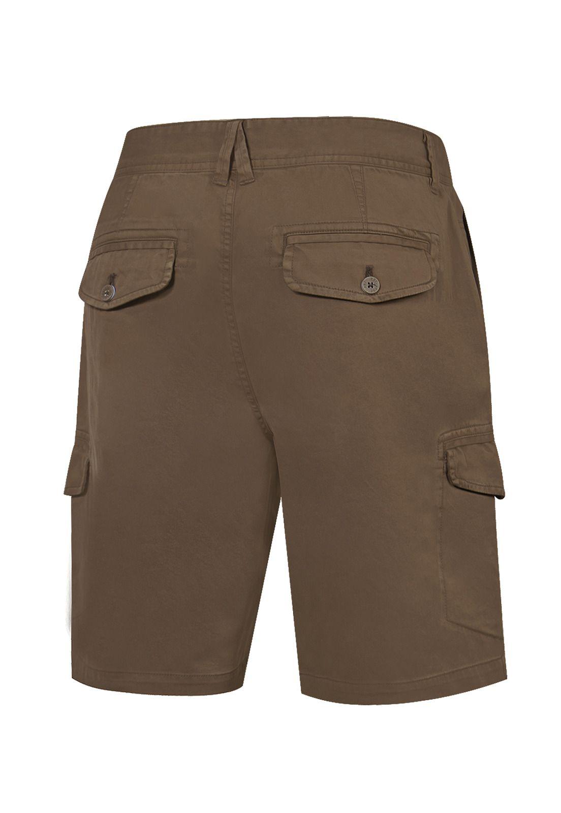 Short Tencel Café Kunapro Hombre -1