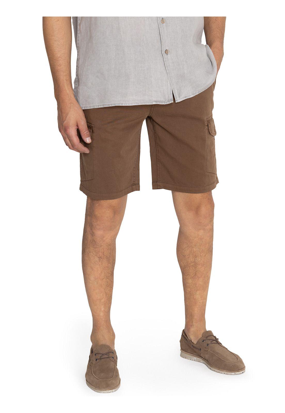 Short Tencel Café Kunapro Hombre -4