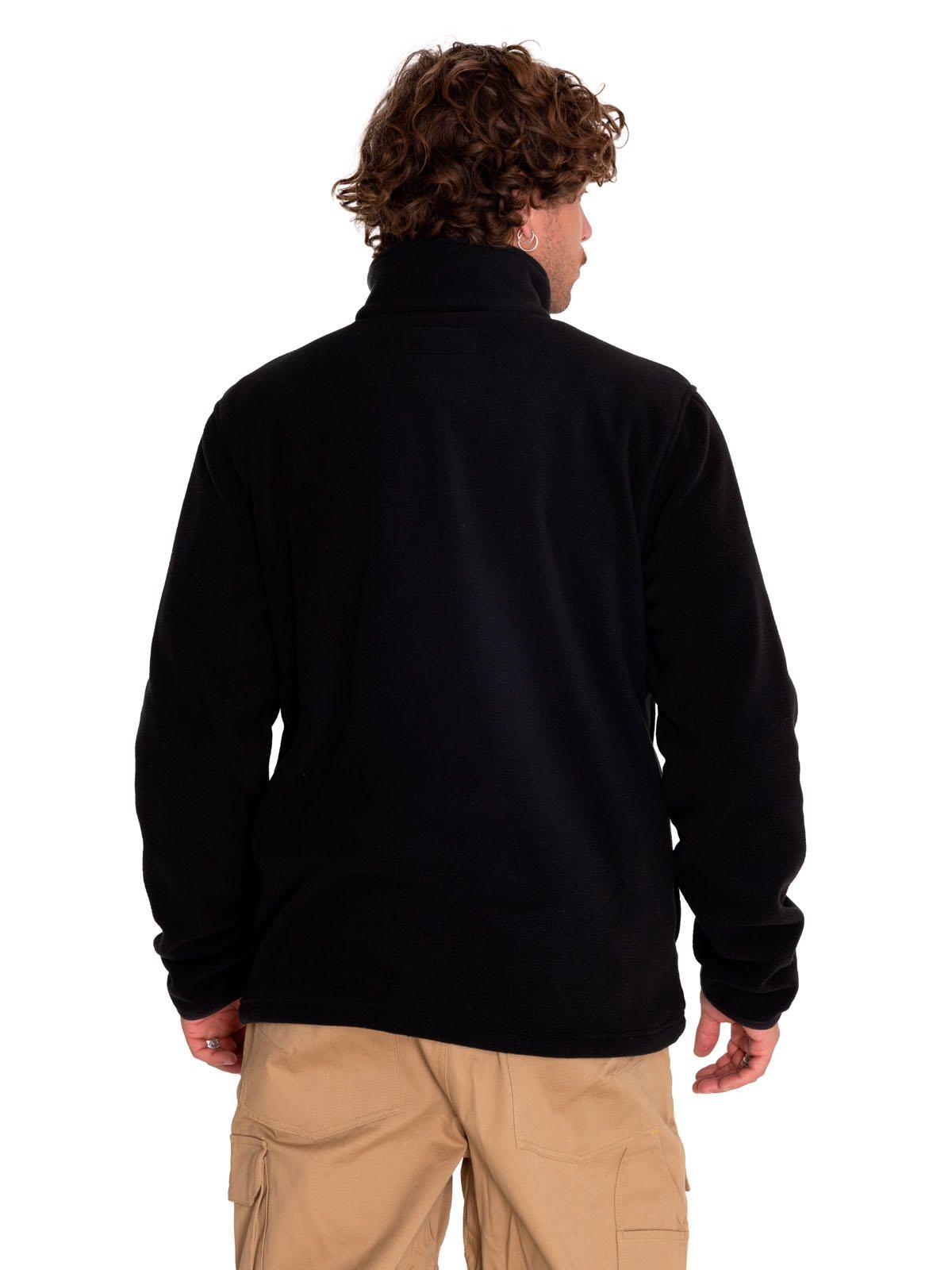 Polar Hombre Polar Fleece Half Snap Negro-3