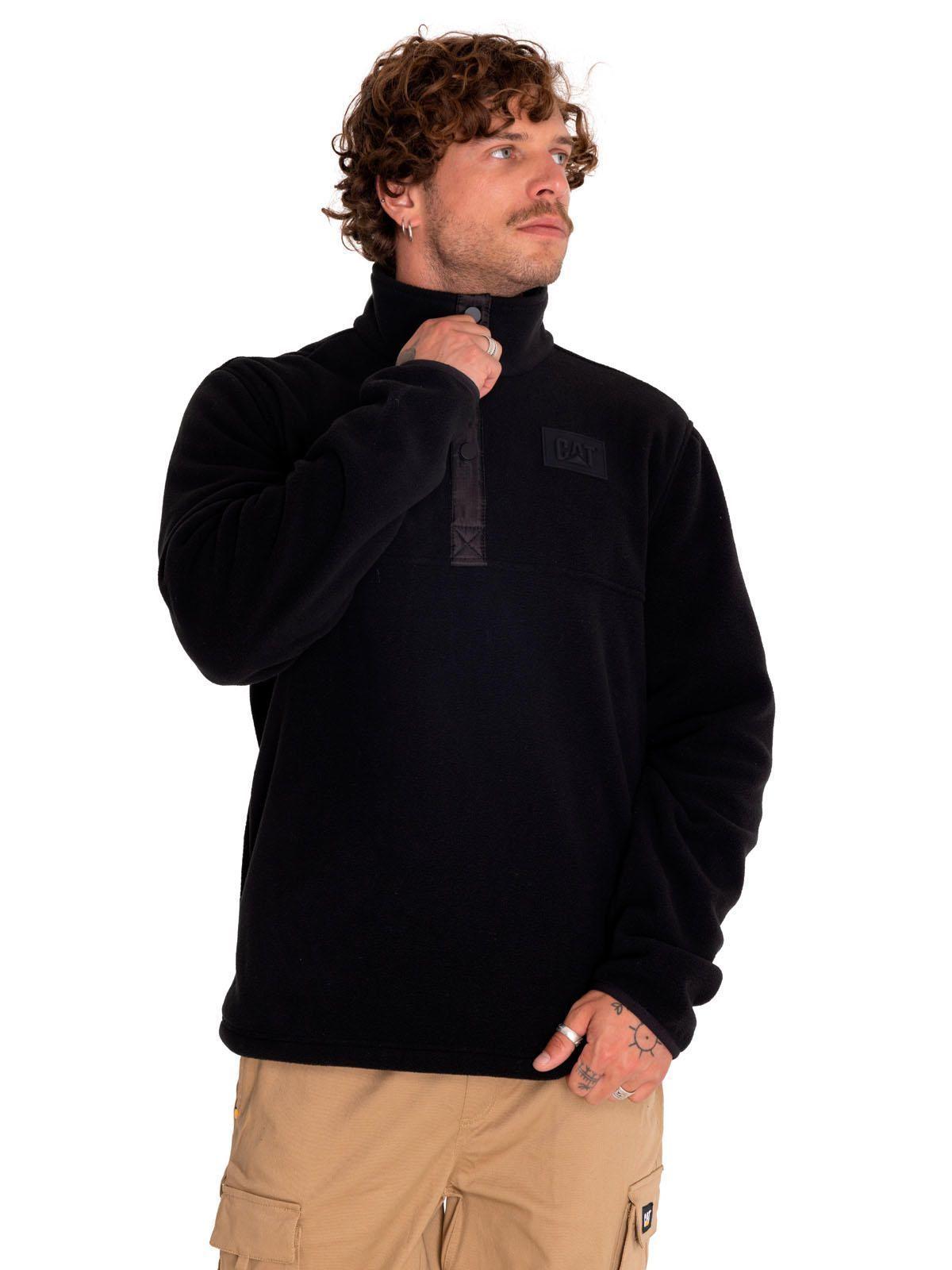 Polar Hombre Polar Fleece Half Snap Negro-0