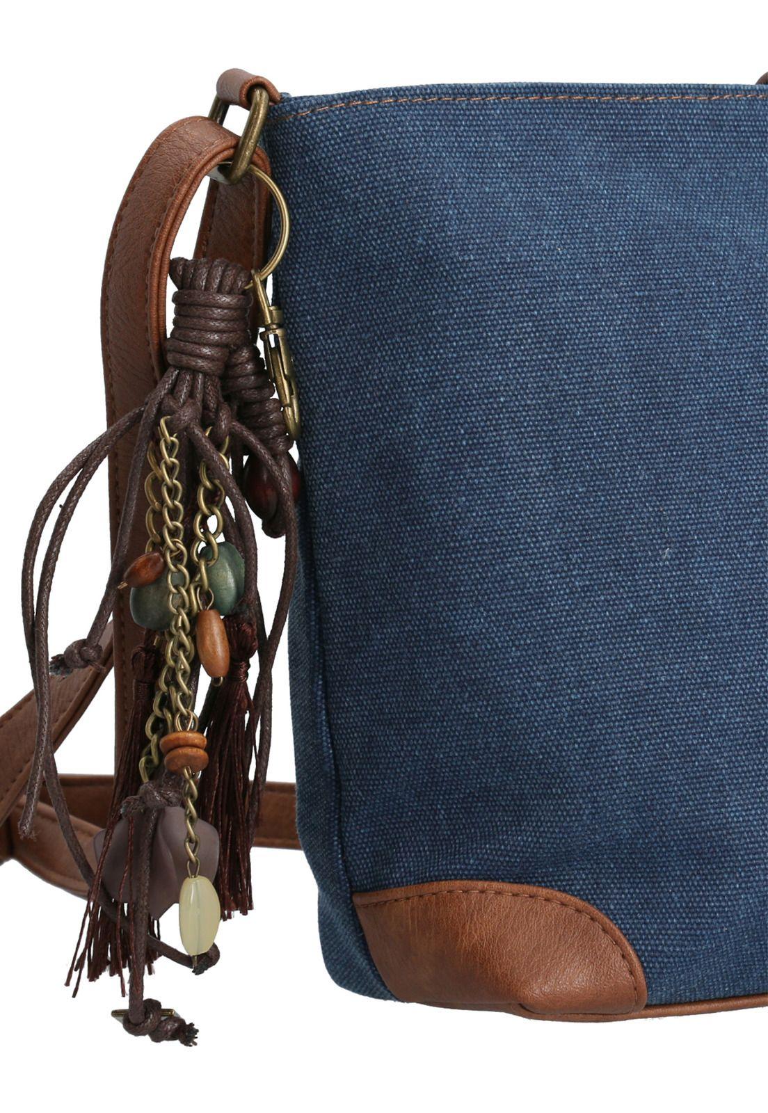 Cartera Azul Suhay Cross Mujer-3