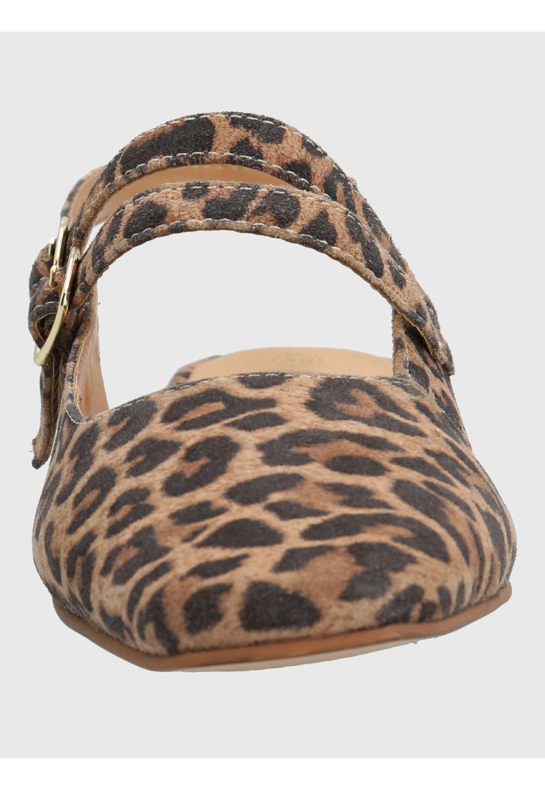 Ballerina Cuero Mujer Clementine Beige-3