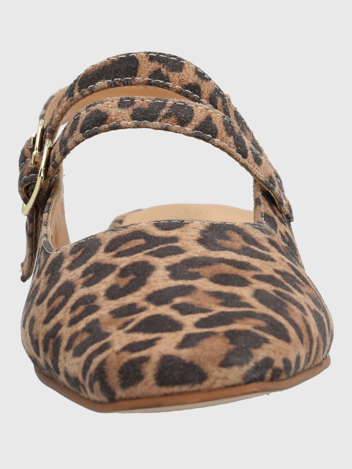Ballerina Cuero Mujer Clementine Beige-3