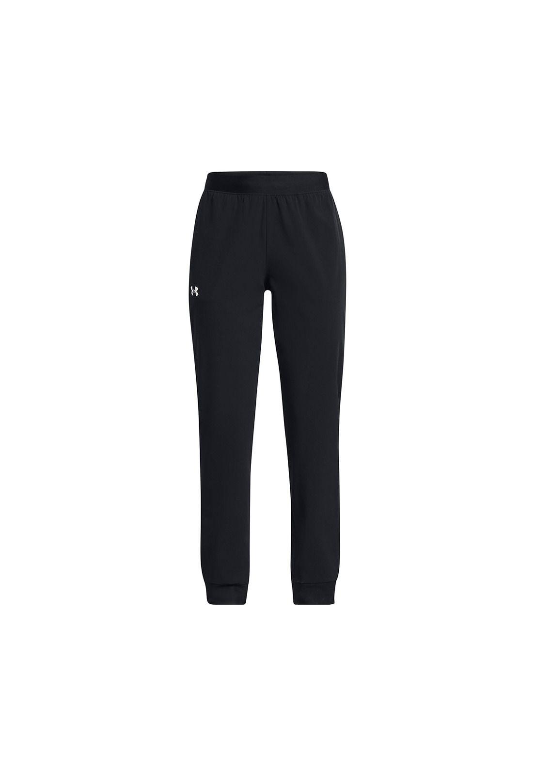 Joggers UA ArmourSport para niña Negro-0