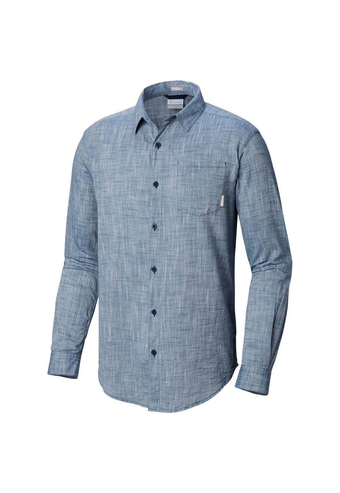 Camisa M/L Under Exposure™ Long Sleeve Shirt Azul-0