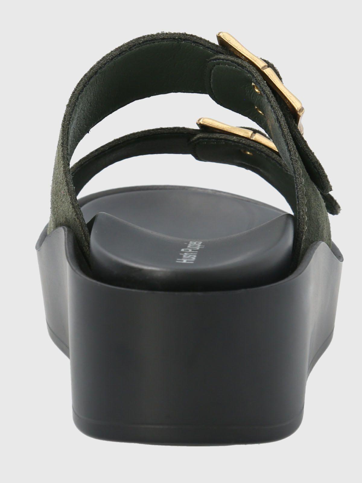 Sandalia Cuero Mujer Tabitha Verde-6