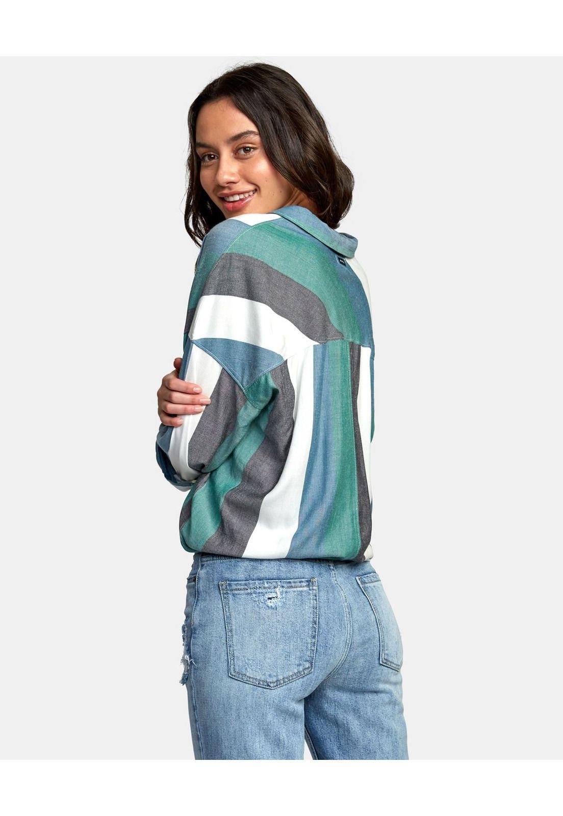 Blusa Mujer Hera Turquesa-1