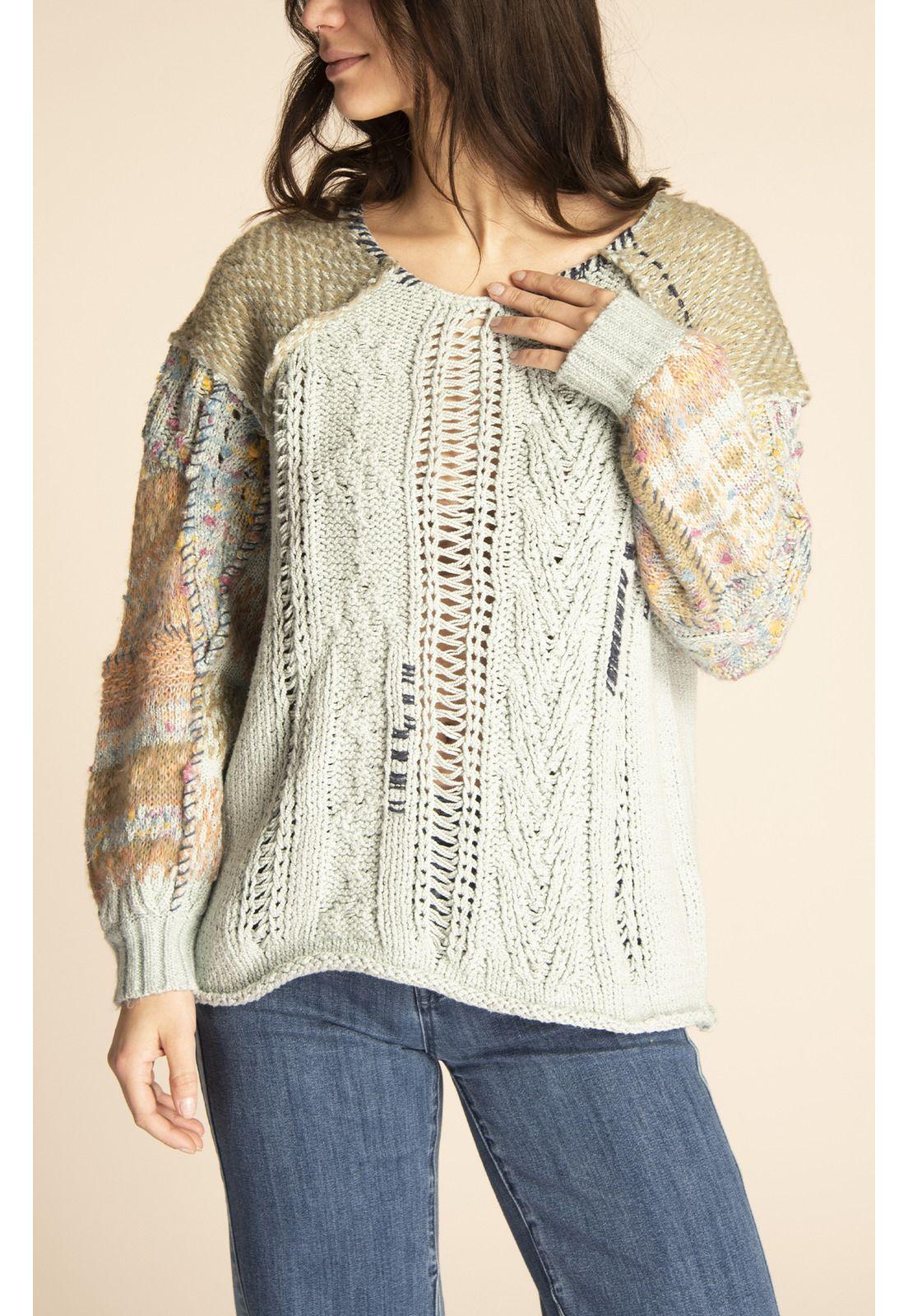 Polerón Mujer Zaira Café-5