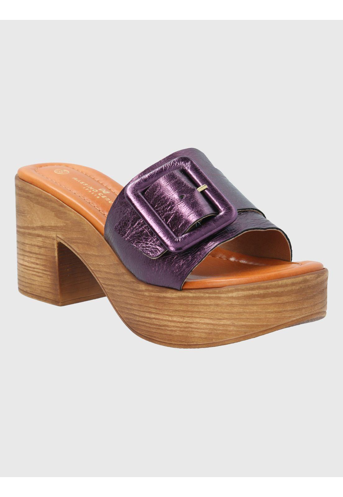 Sandalia Morado Mujer Donnias -0