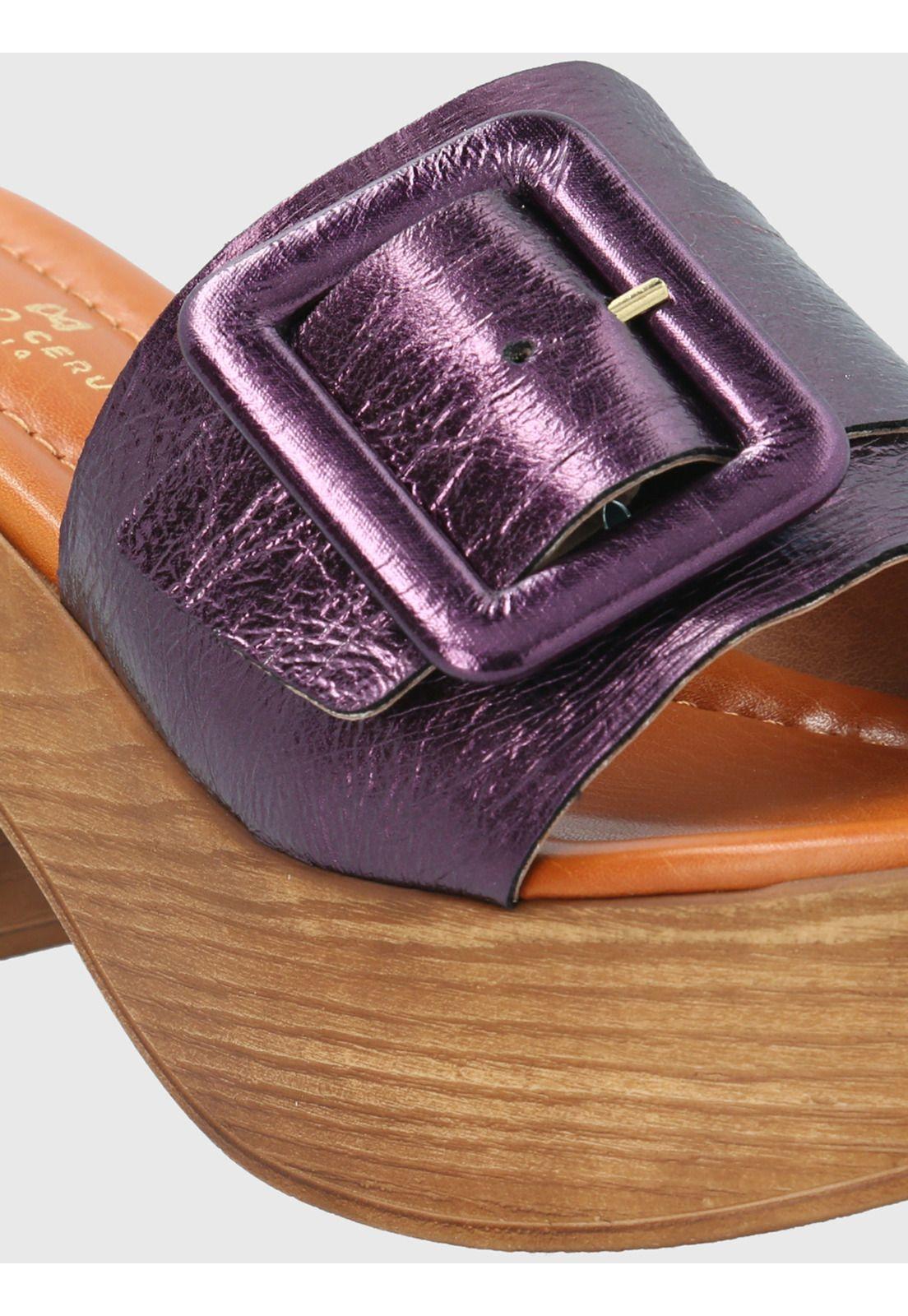 Sandalia Morado Mujer Donnias -6