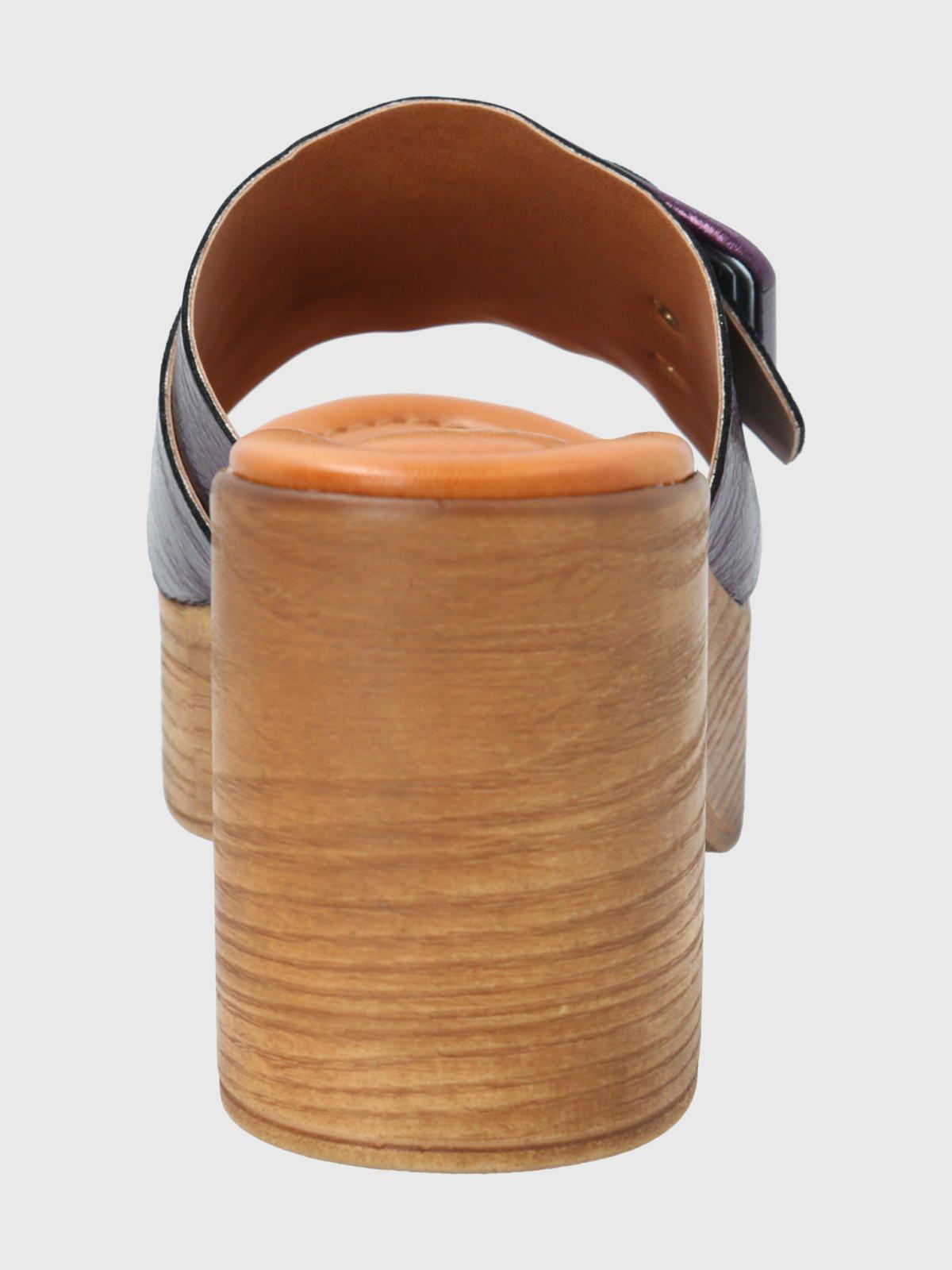 Sandalia Morado Mujer Donnias -5