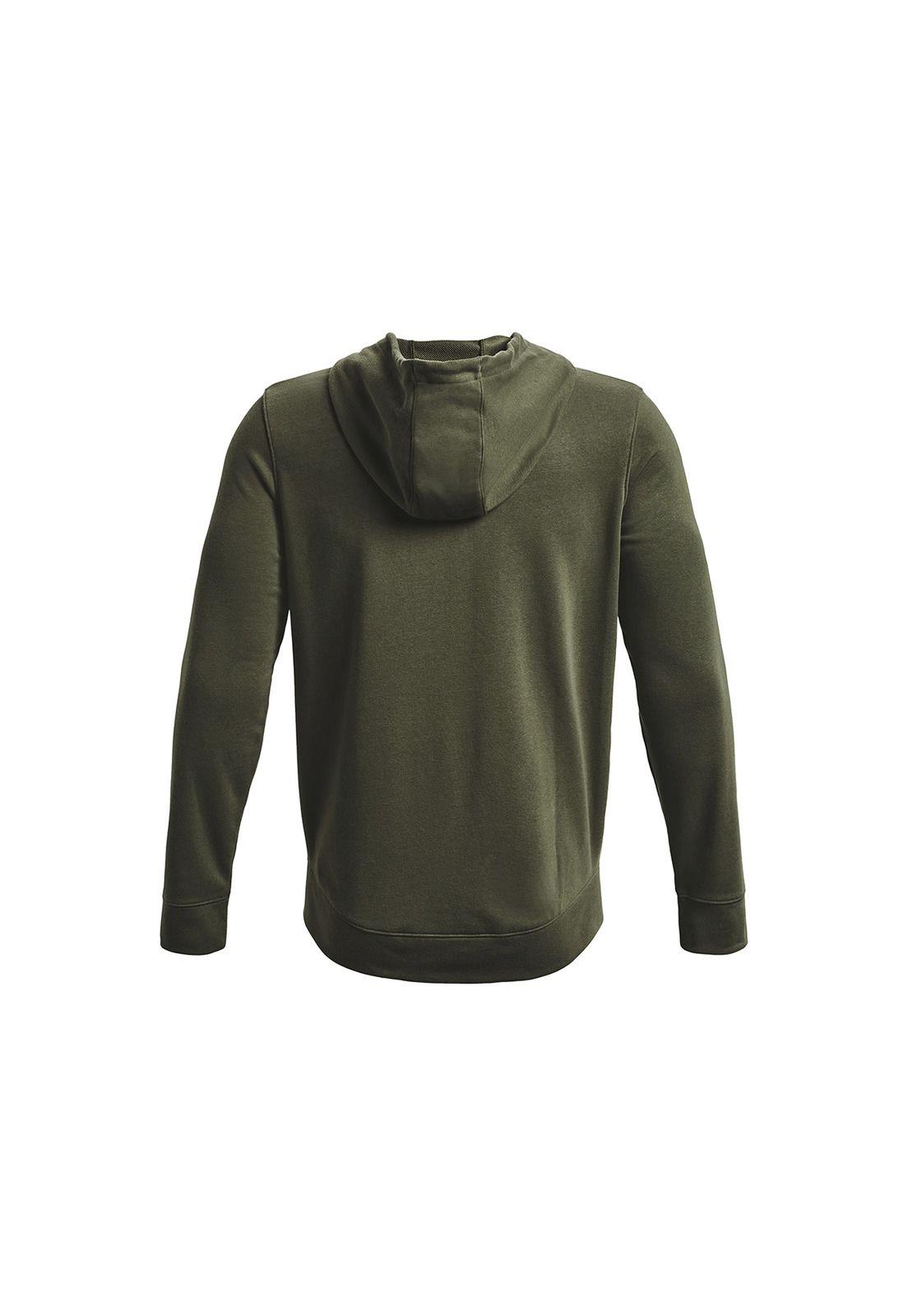 Polerón UA Rival Terry Verde para hombre-1