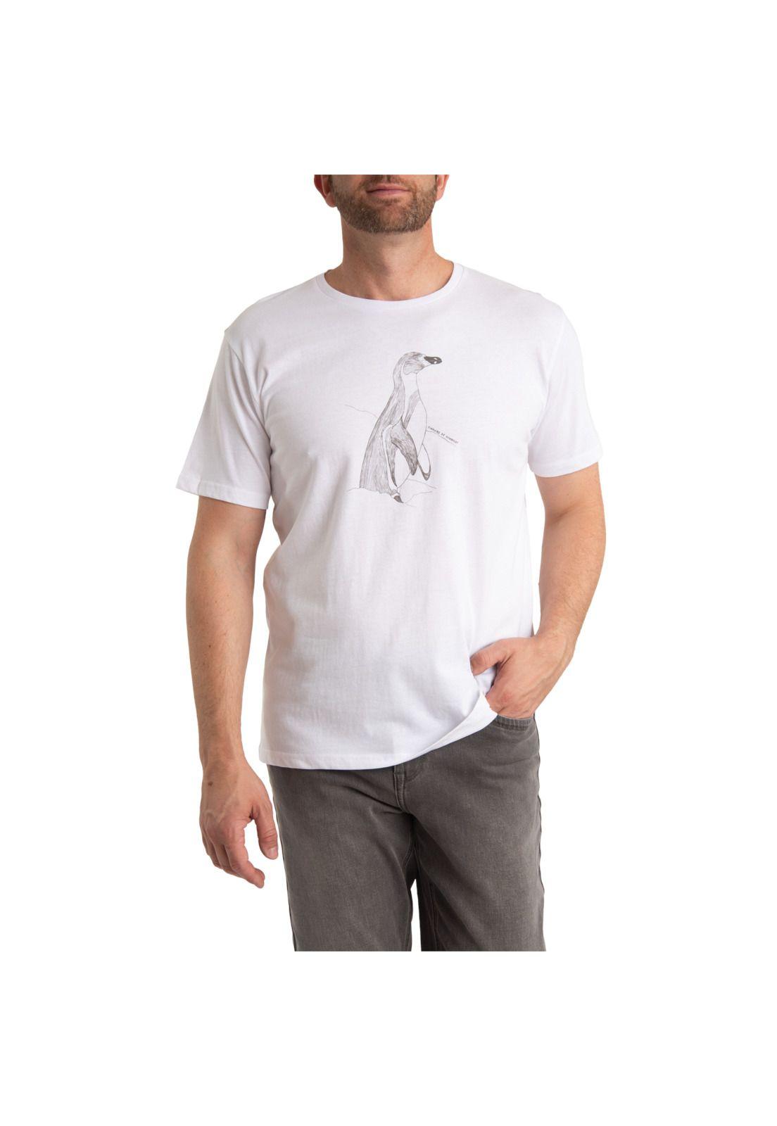 Polera Hombre Algodón Organic Blanco-0