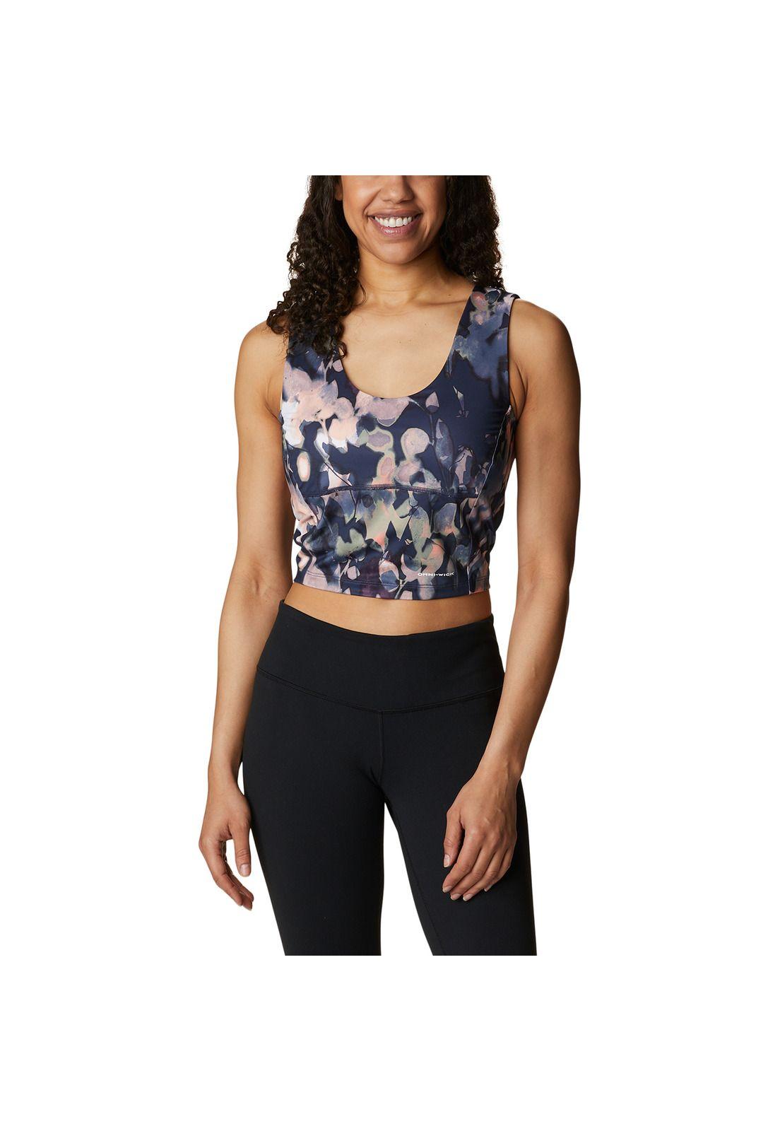 Top Boundless Trek Tank Gris Azulado Mujer-0