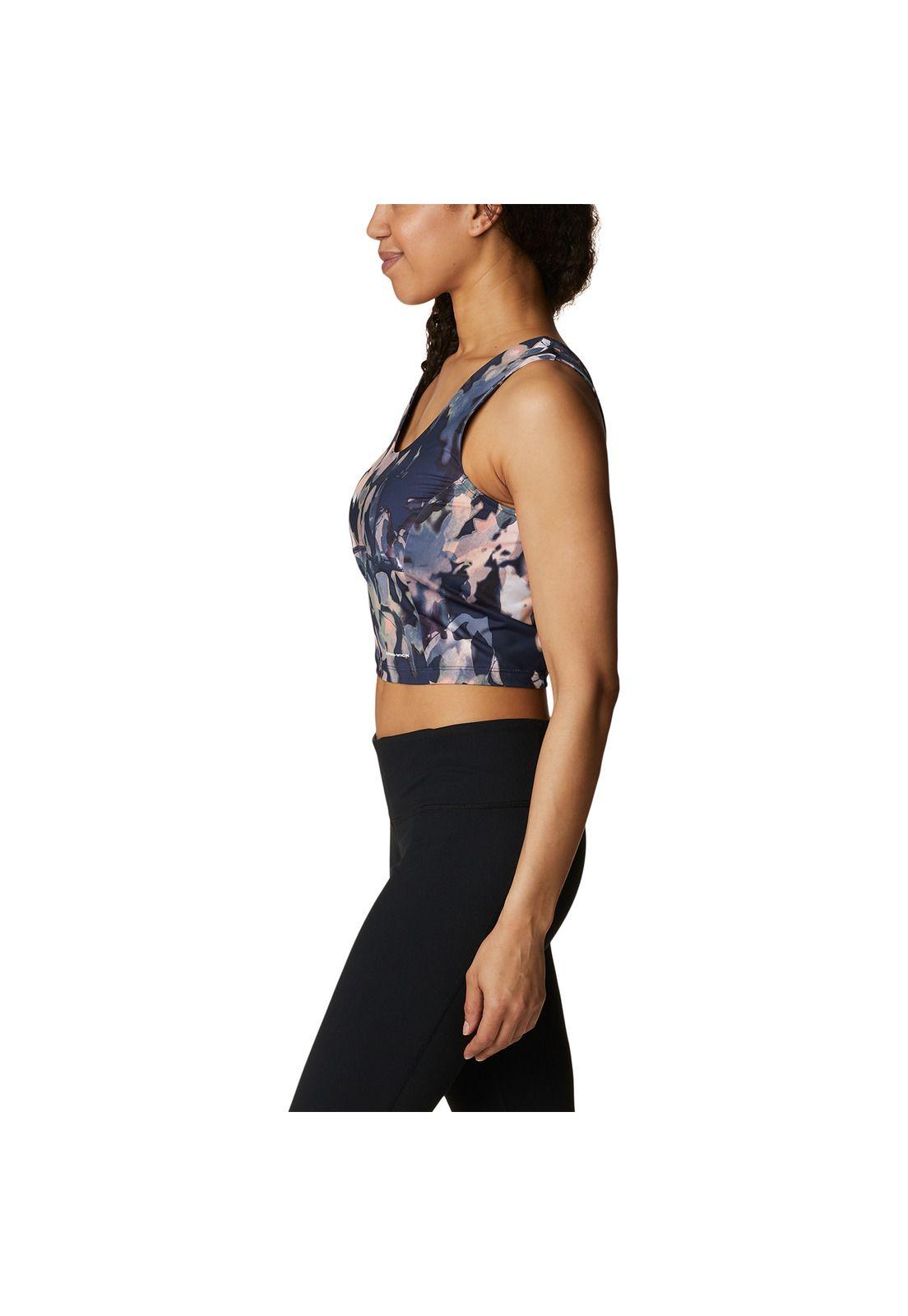 Top Boundless Trek Tank Gris Azulado Mujer-3