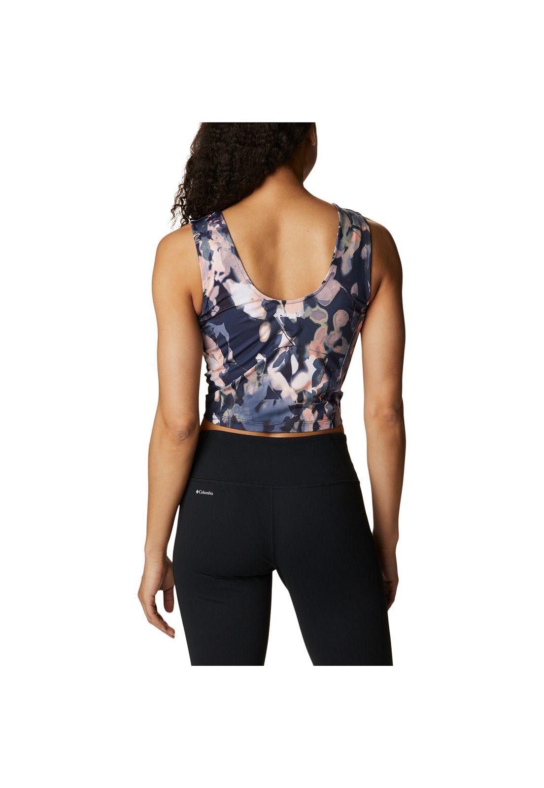 Top Boundless Trek Tank Gris Azulado Mujer-4