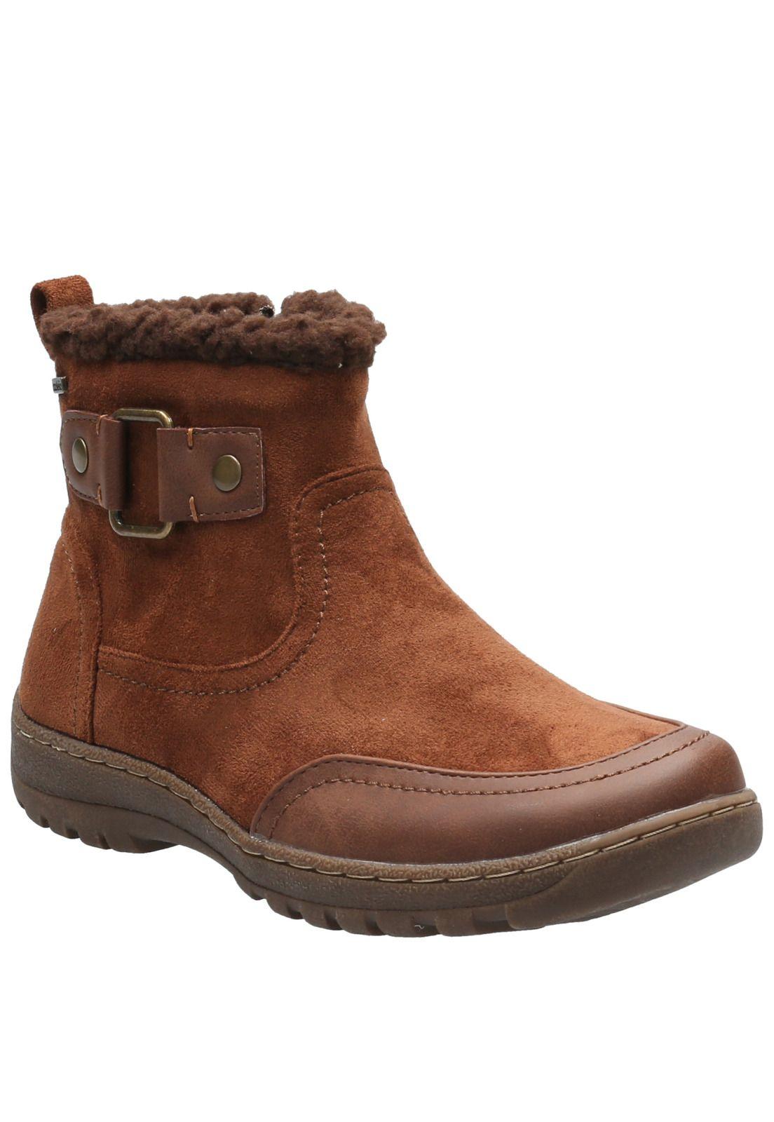 Botín Mujer Sole Café-0