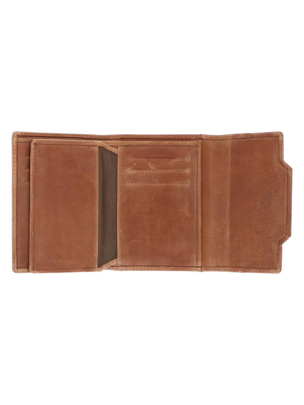 Billetera Cuero Hombre Fd Trieste Triple Café-3