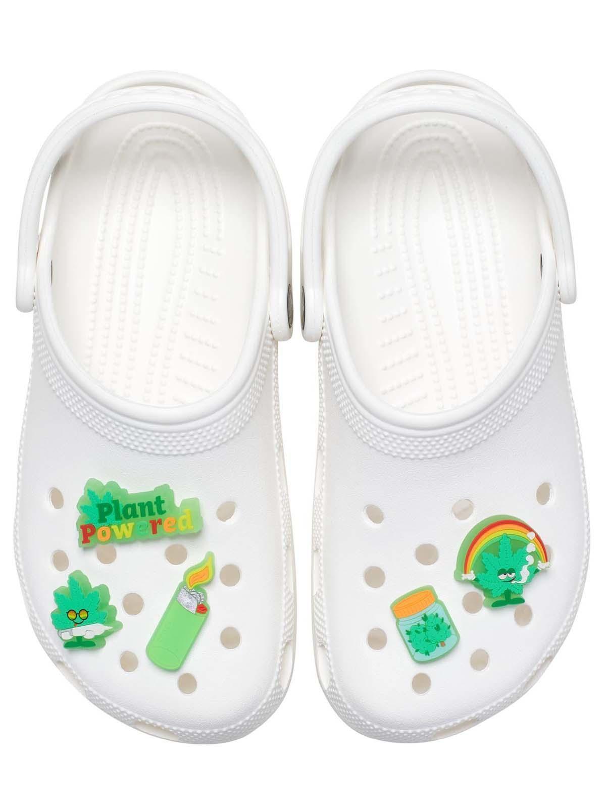 Jibbitz Crocs Yerba Weed Pack 5 Verde-1
