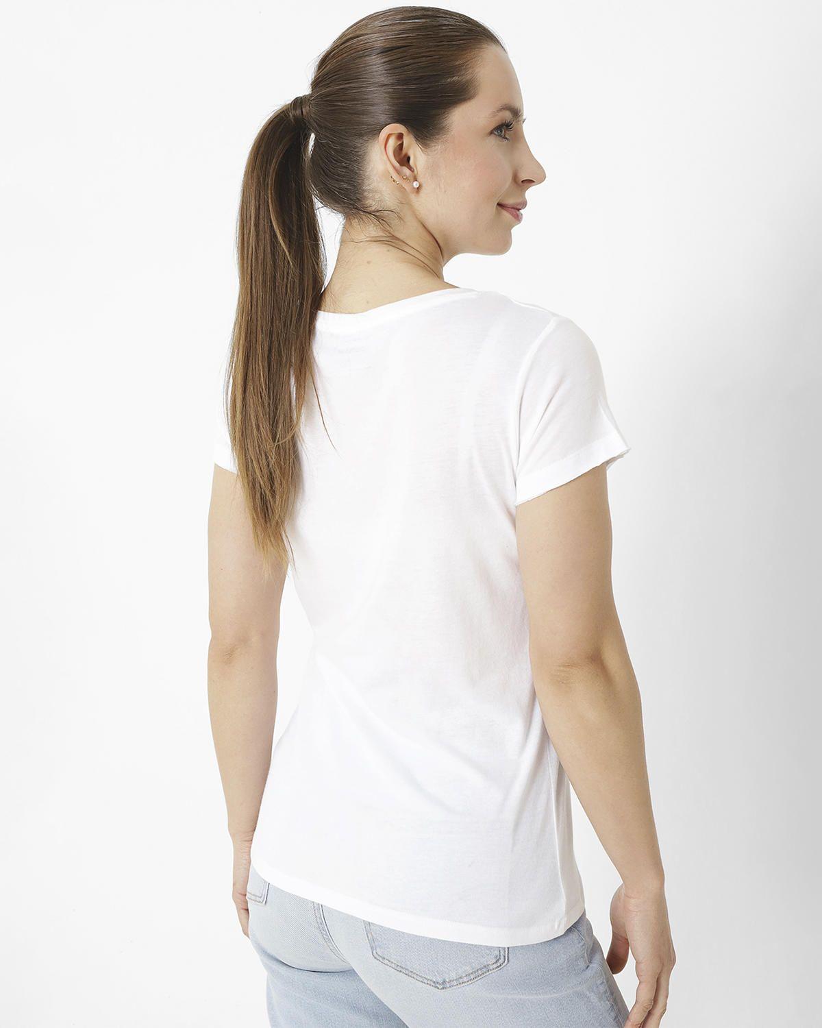 Polera M/C Rooted In Tradition Blanco Mujer-1
