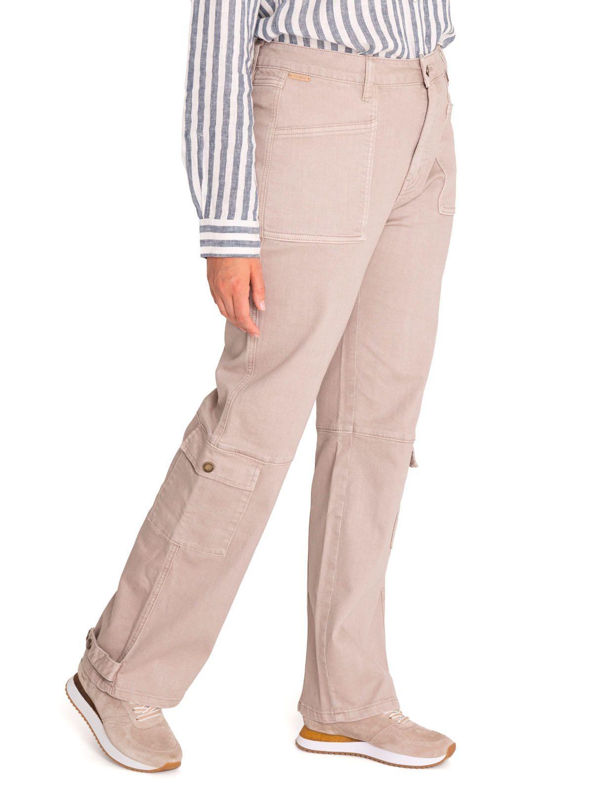Pantalón Algodón Orgánico Mujer Noa Beige-5