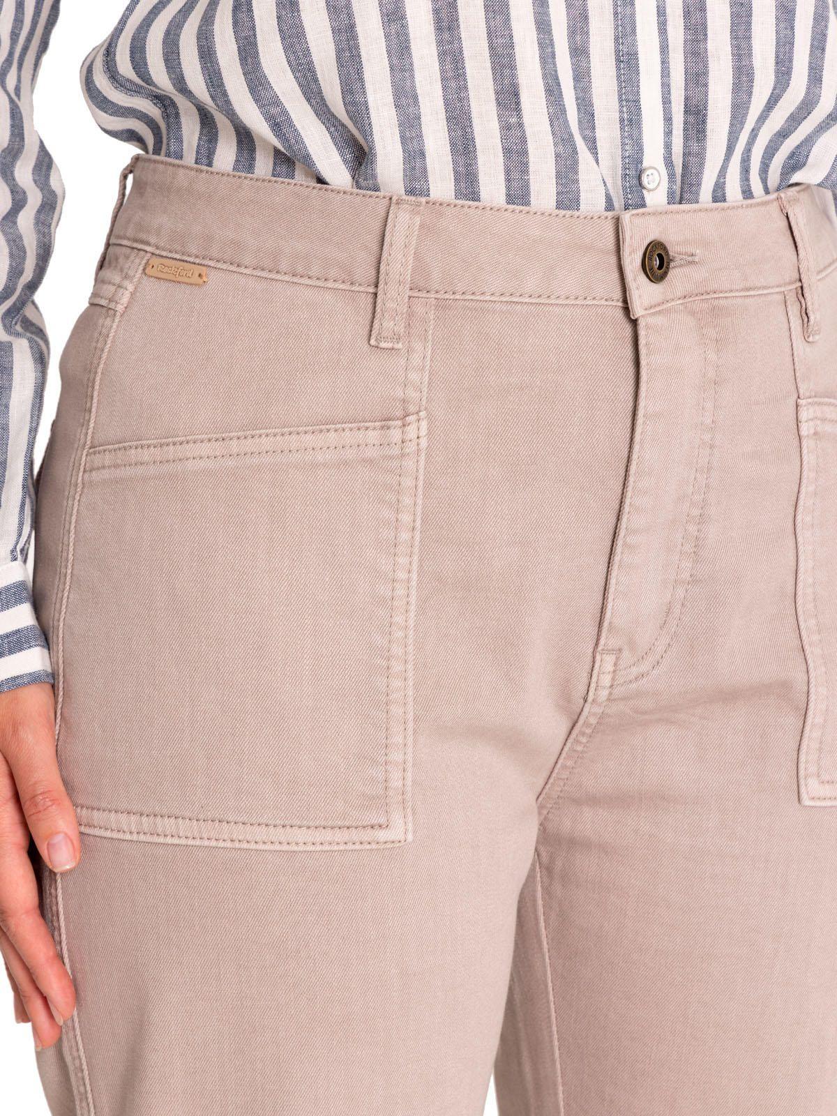 Pantalón Algodón Orgánico Mujer Noa Beige-7