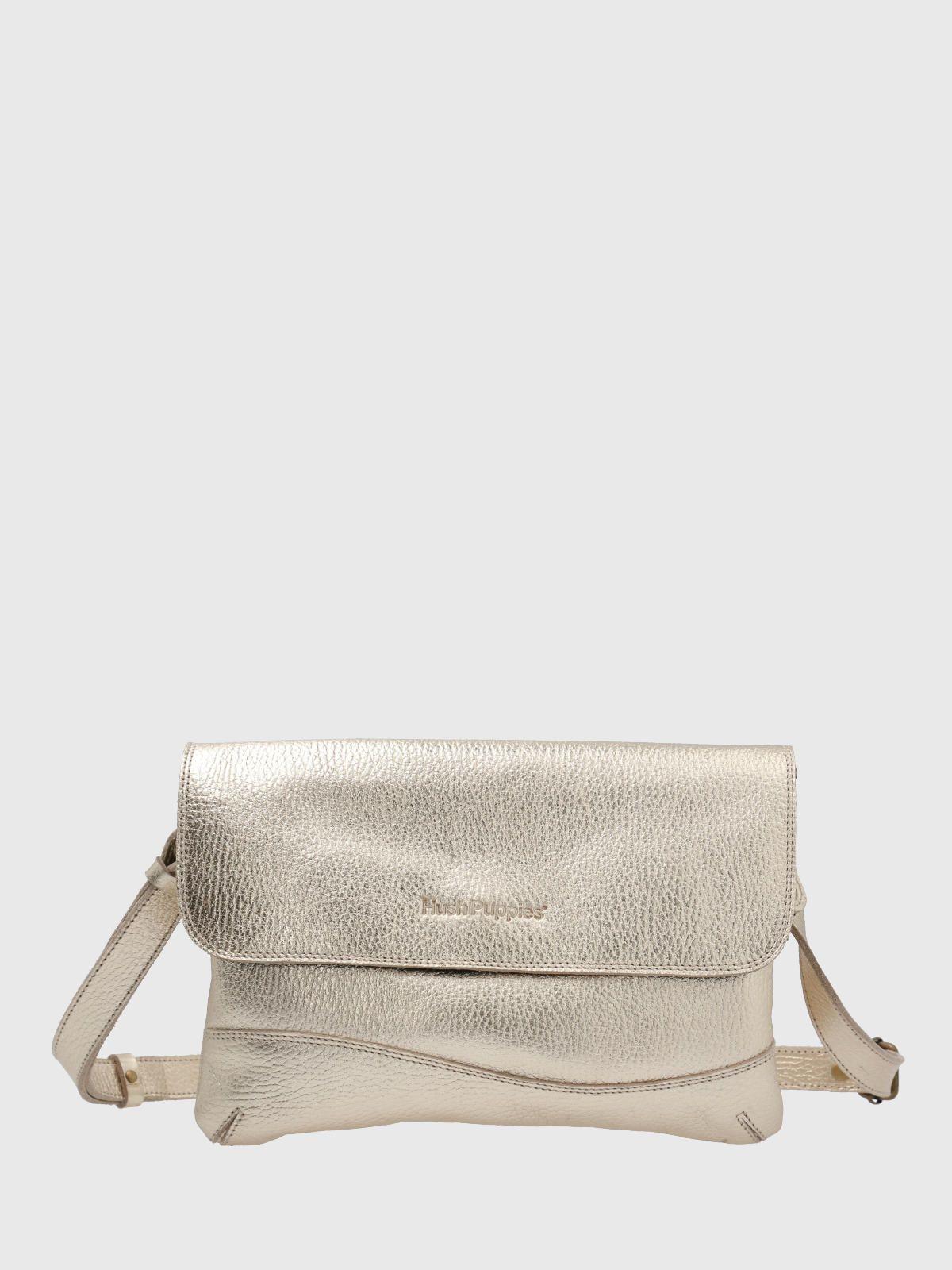 Cartera Cuero Dorado Connor Cross Mujer-0