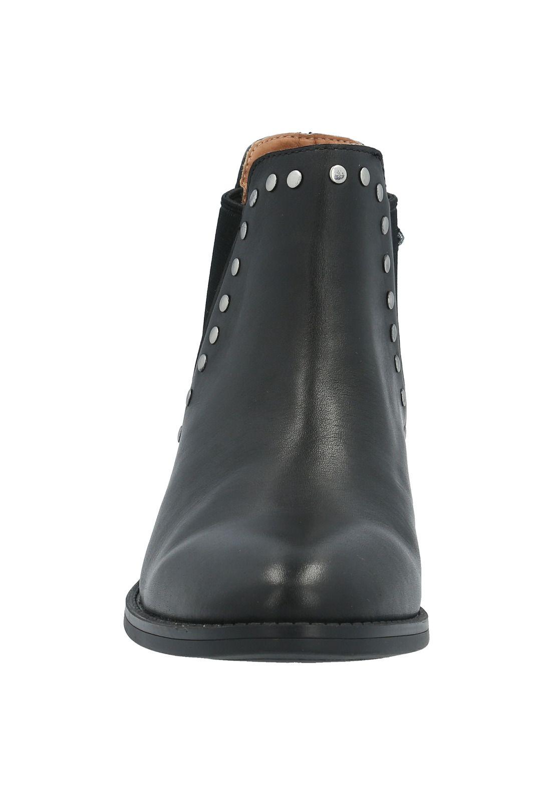 Botin Cuero Mujer Alva Negro-2