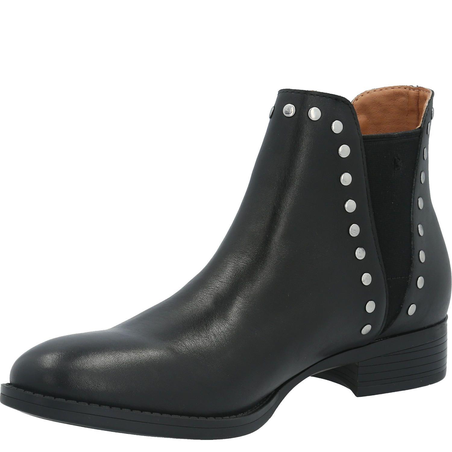 Botin Cuero Mujer Alva Negro-3