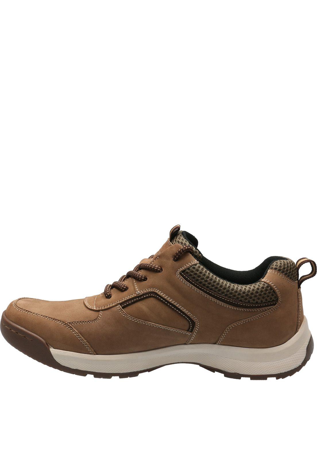 Zapato Cuero Hombre Rodamo Café-4