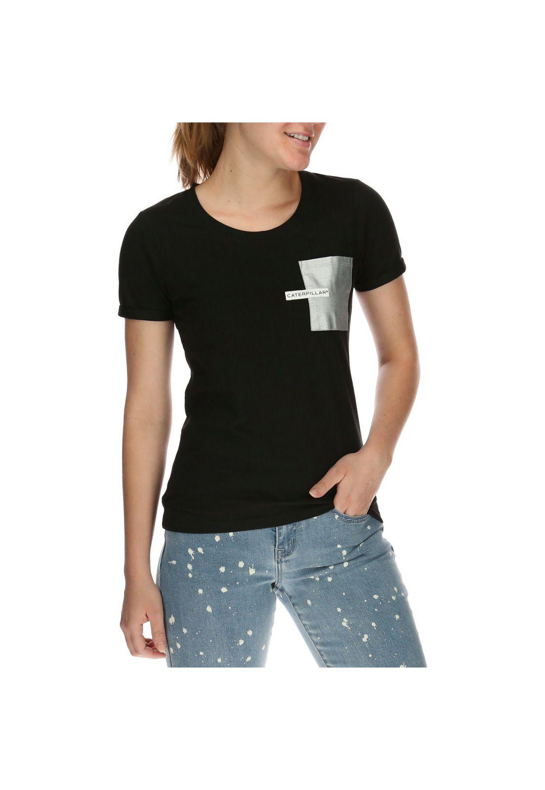 Polera Mujer Delia Pocket Negro-3