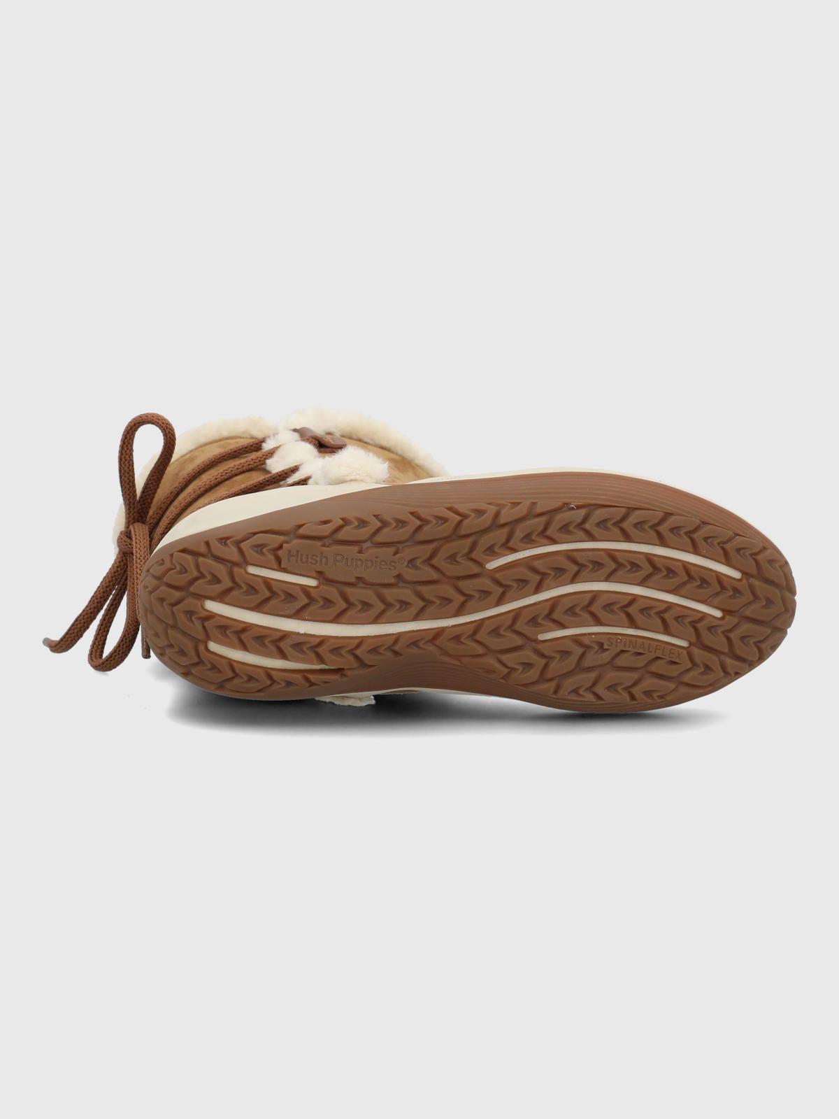 Bota Cuero Spinal Rug Bootie Café Mujer-7