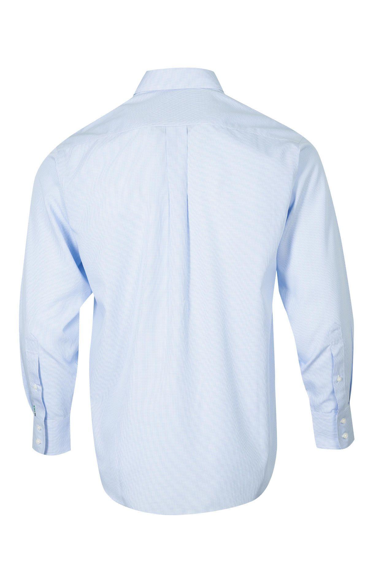 Camisa Libre De Arrugas Hombre WF Celeste-3